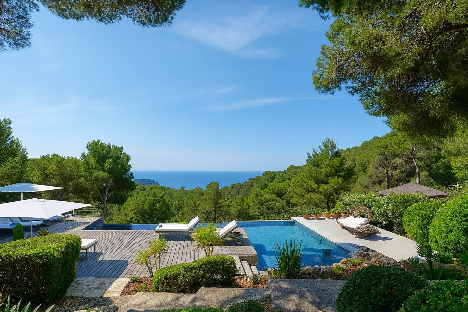 Ibiza villa with pool