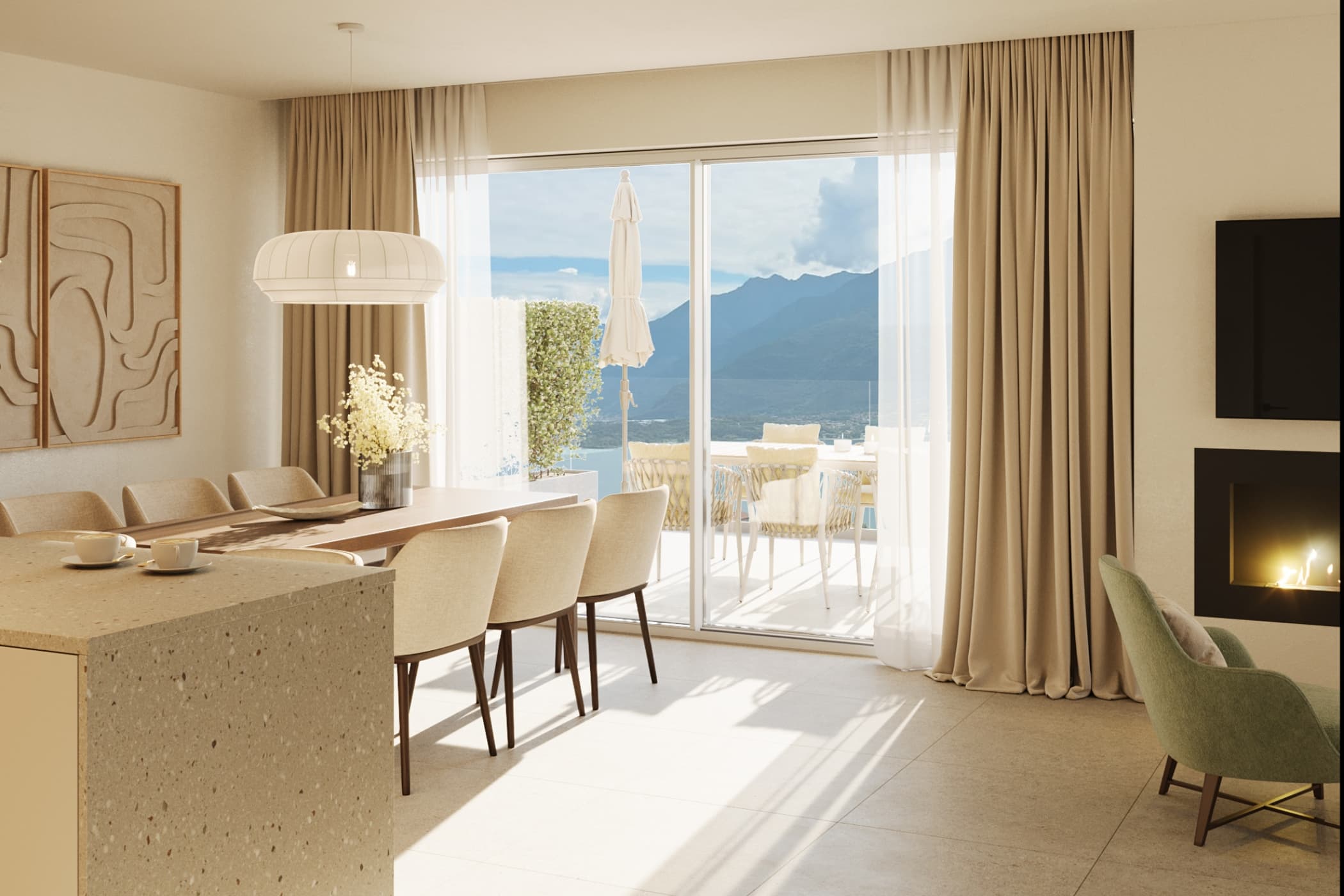 Domaso, Lake Como, Italy — 2-Bed Penthouse With Pool — photo 3