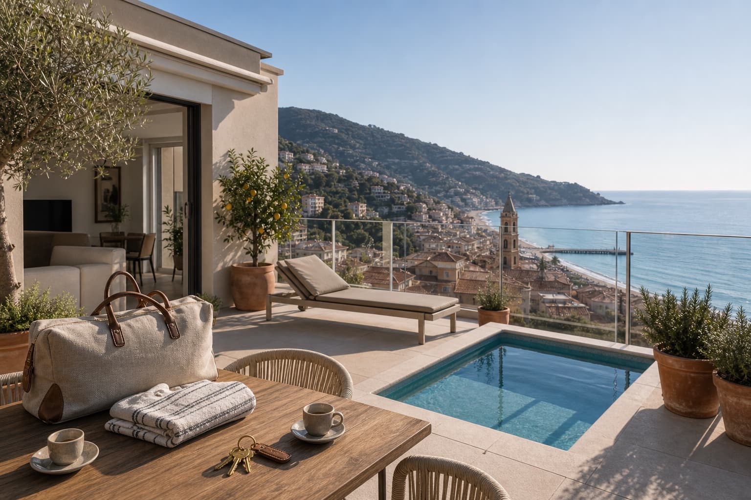 Inside the Newest Listing: A Sea-View Two-Bed With a Private Pool in Alassio Opens the Italian Riviera at €179,000