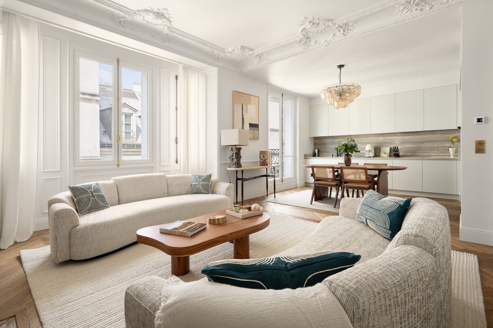 6th Arrondissement, Paris, France — 2-Bed Apartment With Fireplace