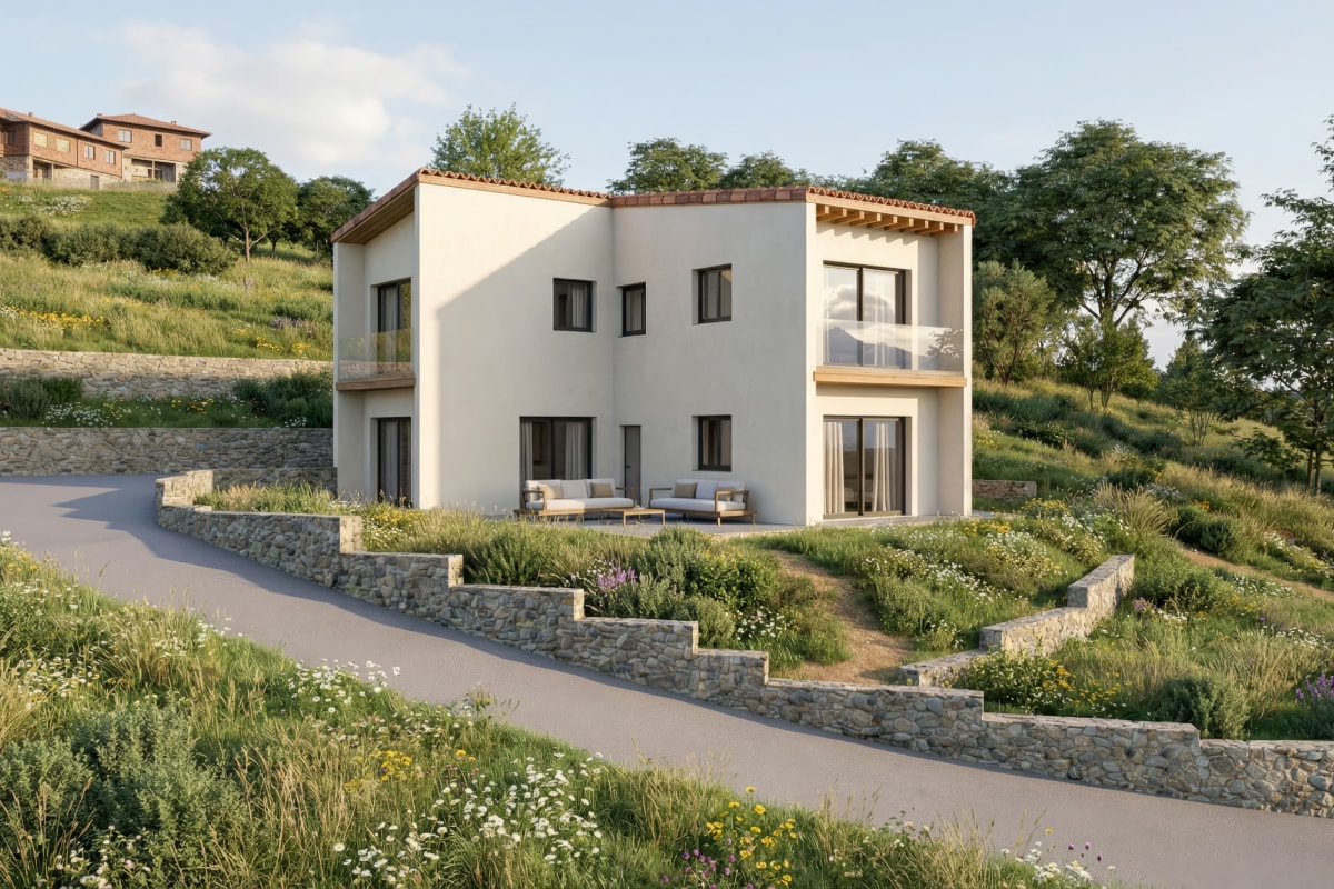 Ribadesella, Asturias, Spain — 4-Bed House With Pool