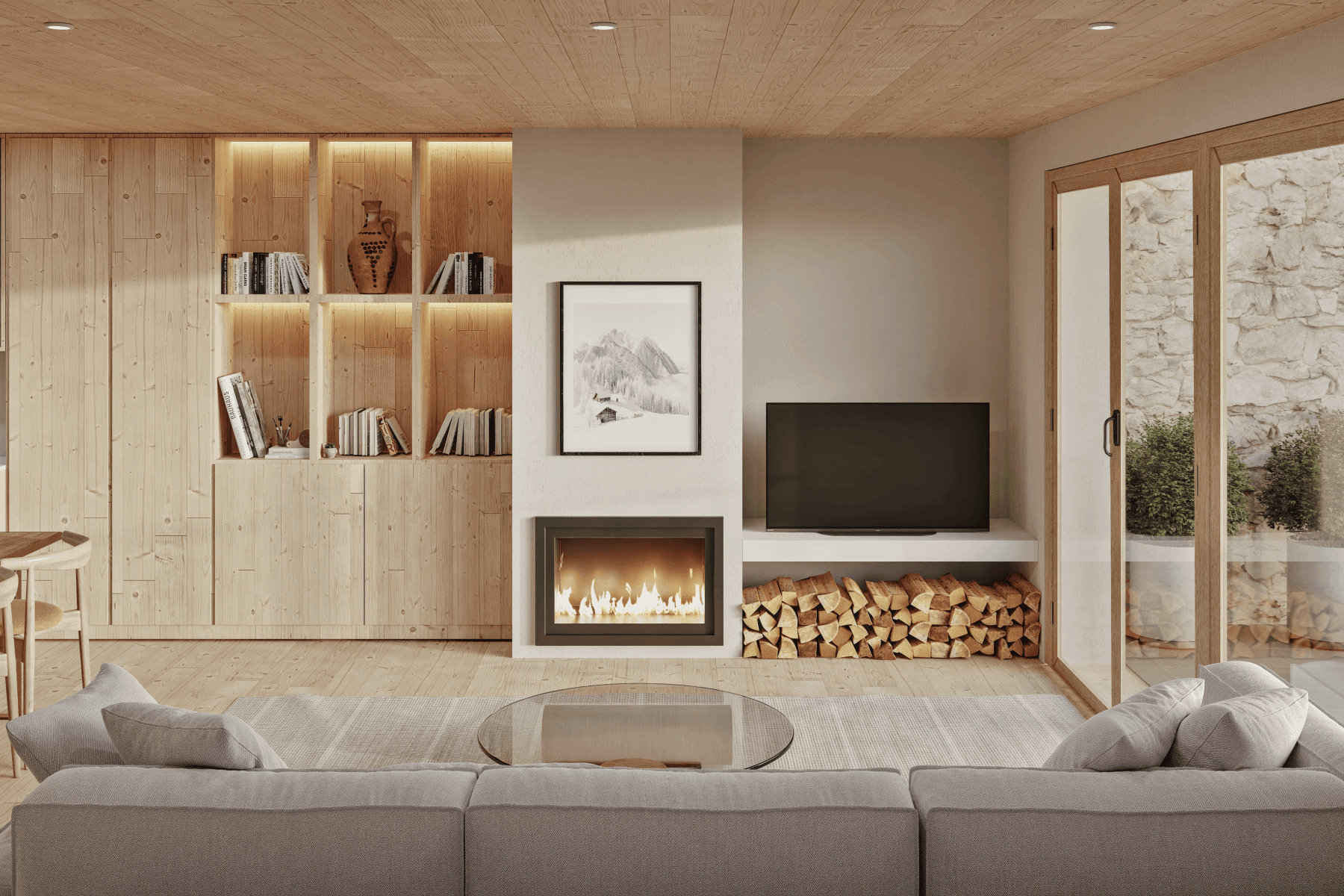 Baqueira, Espagne — Chalet avec 3 chambres et cheminée — photo 2