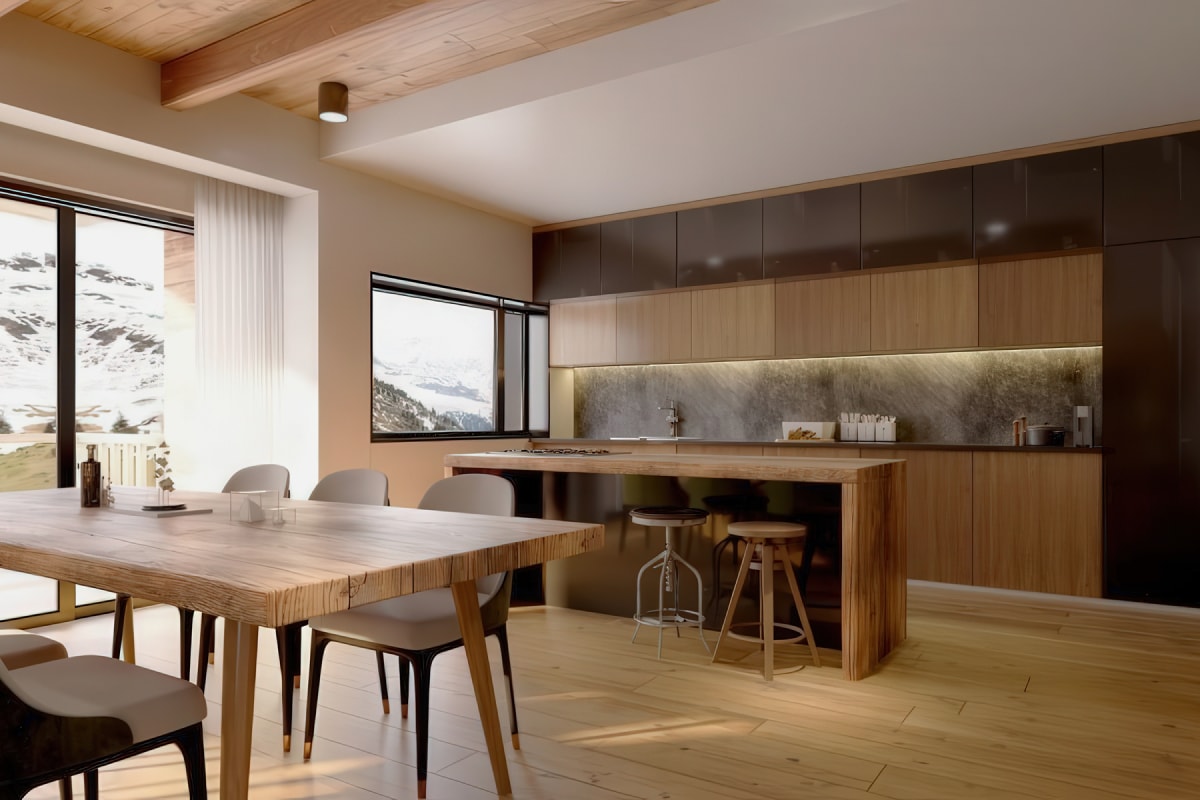 Baqueira, España — Chalet con 3 dormitorios y piscina 1