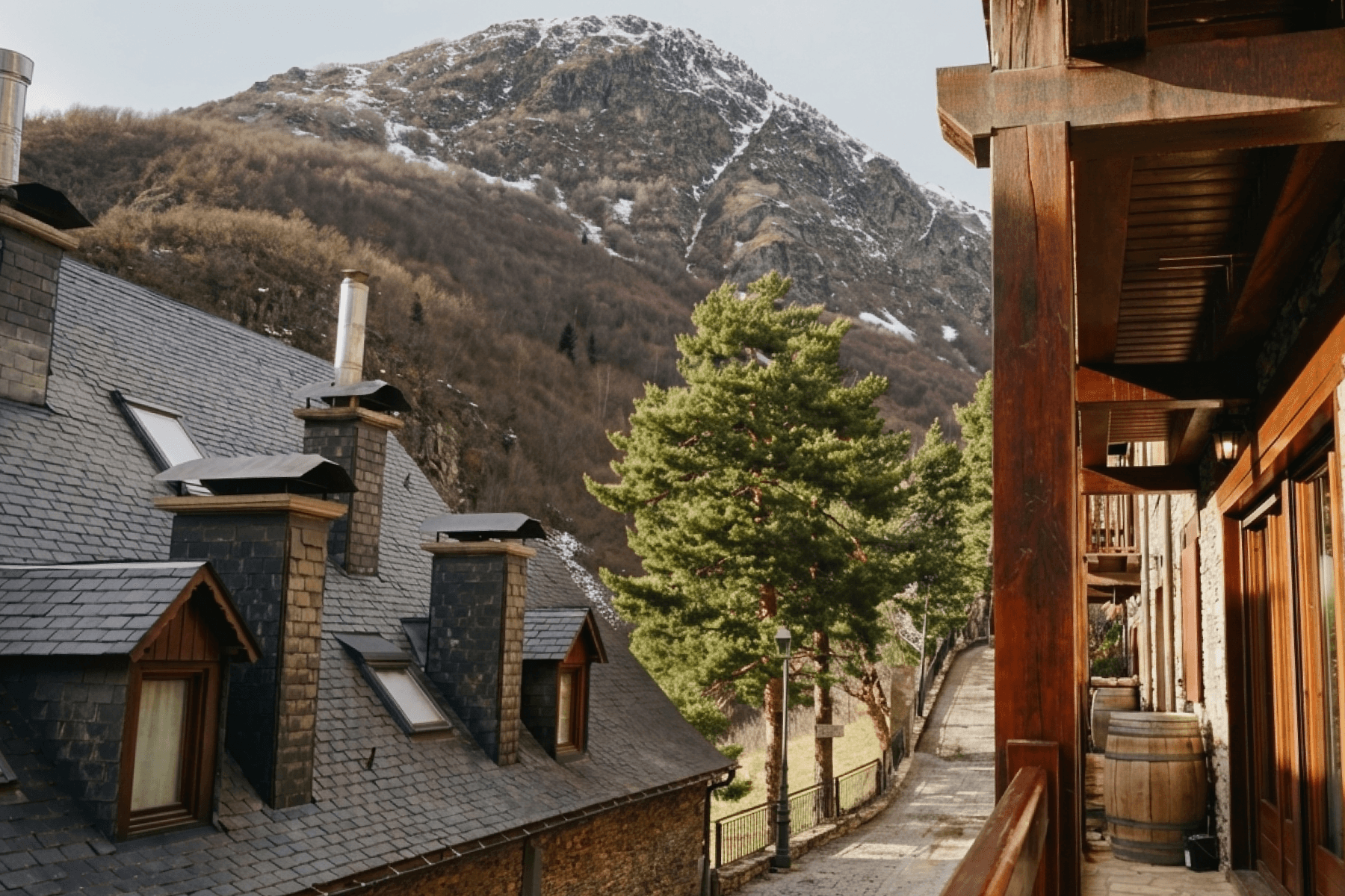 Baqueira, Espagne — Chalet avec 3 chambres et terrasse 1
