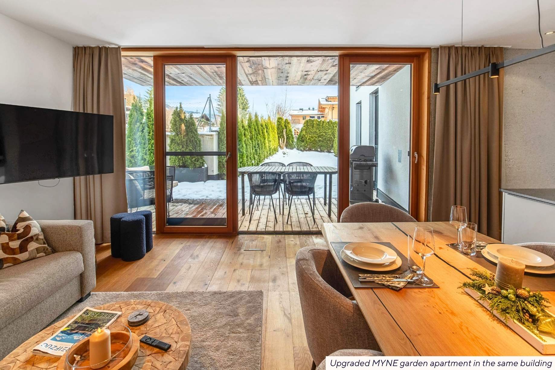 Brixen, Tirol, Österreich — Gartenwohnung mit 2 Schlafzimmern, sonniger Terrasse und Sauna — photo 3