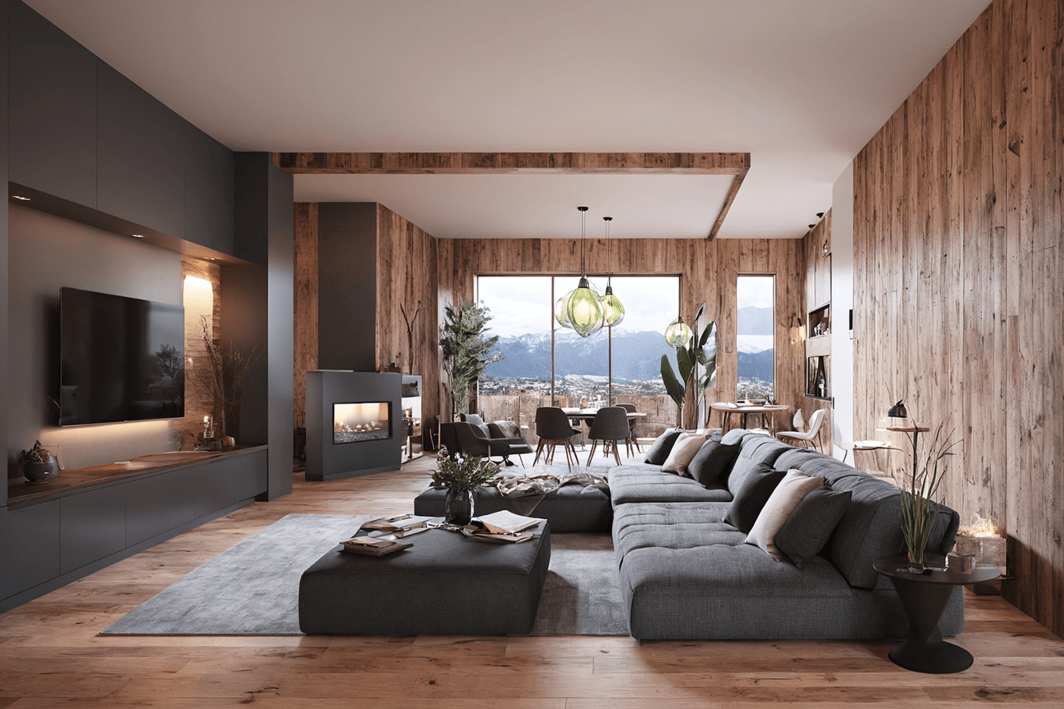 Bürserberg, Vorarlberg, Österreich — Penthouse mit 3 Schlafzimmern und Bergblick 1