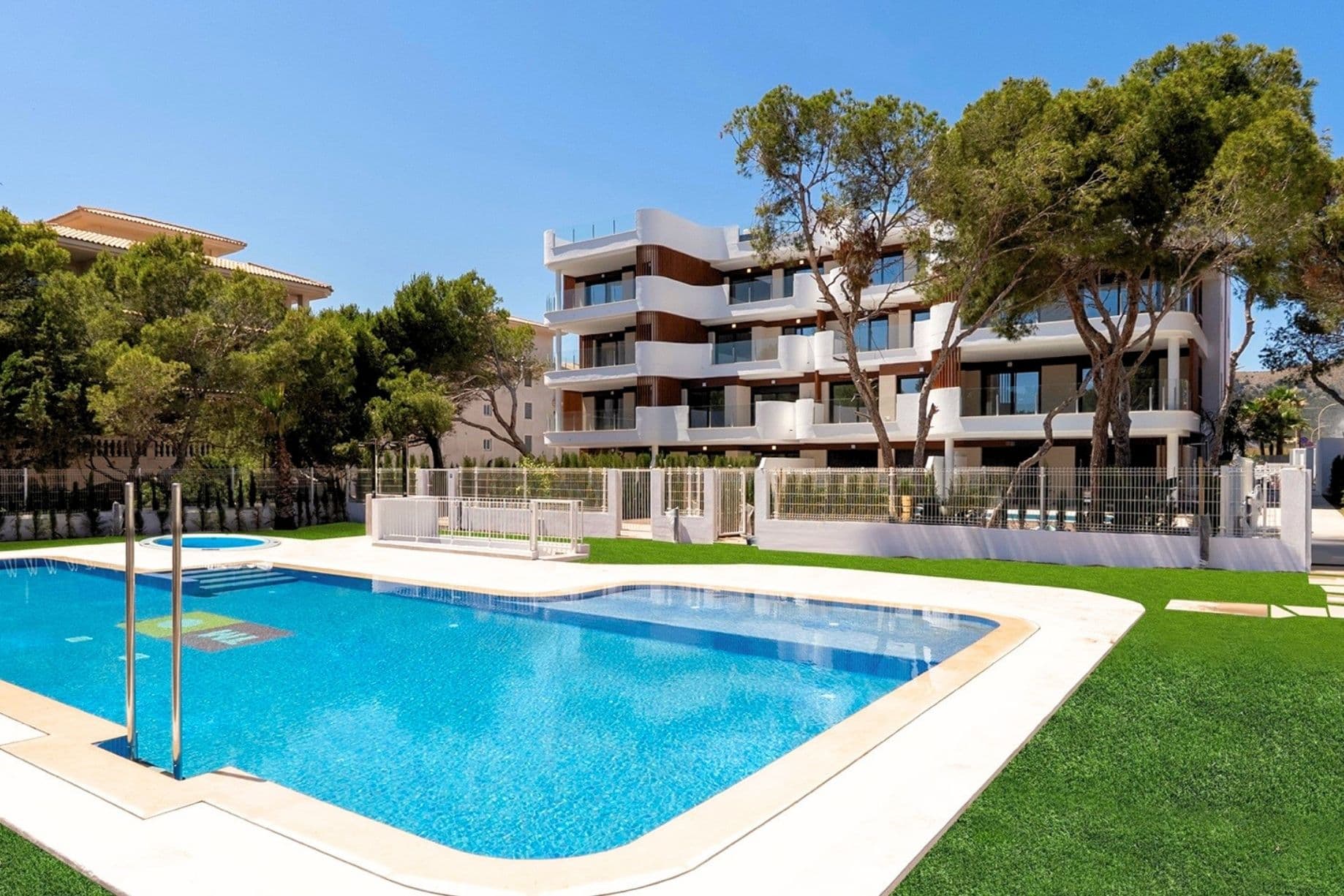 Cala Rajada, Majorque, Espagne — Appartement 2 chambres avec terrasse, vue mer et piscine partagée