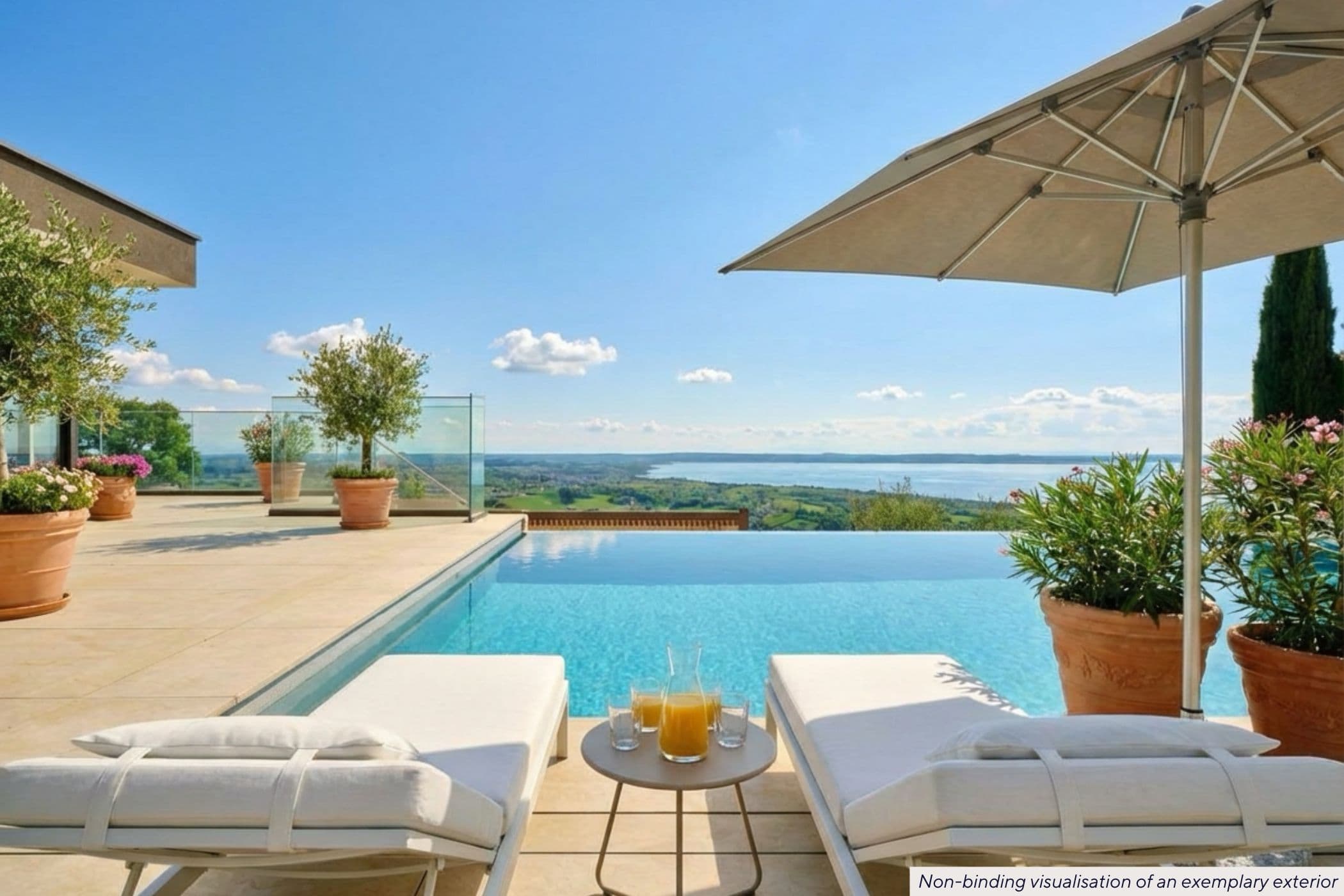 Cavaion Veronese, Lake Garda, Italy — 3-Bed Apartment With Infinity Pool