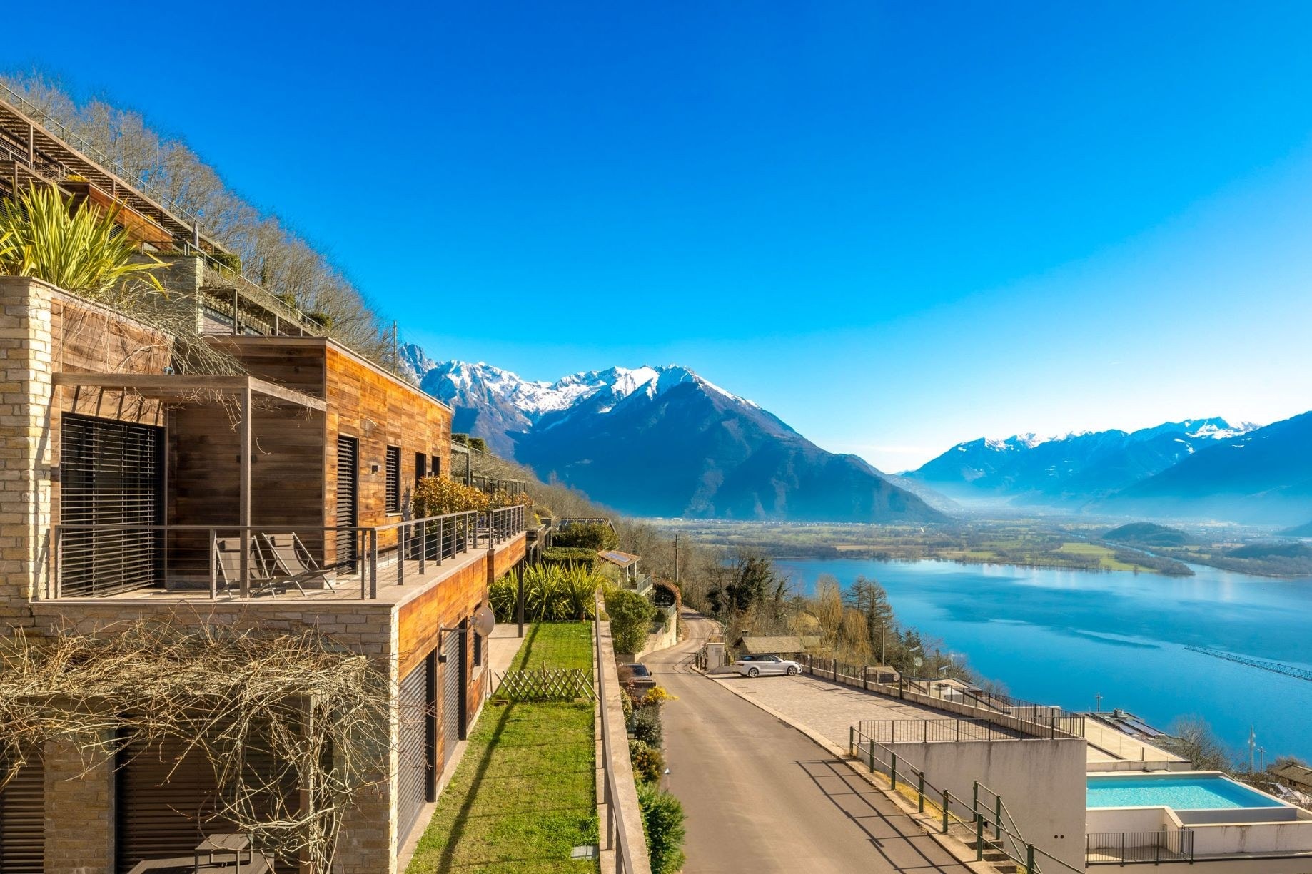 Domaso, Lake Como, Italy — 2-Bed Terrace Apartment With Panoramic Lake Views & Pool — photo 3