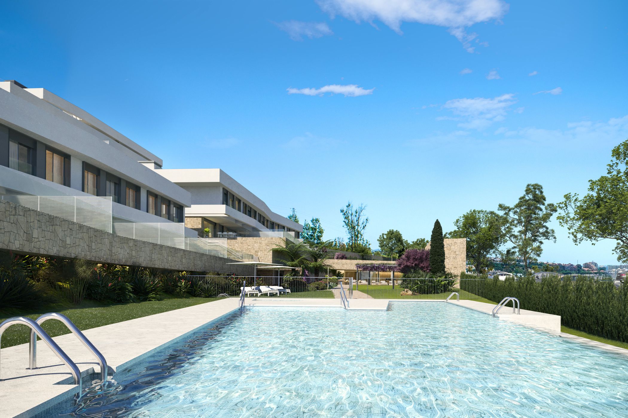 Estepona, Costa del Sol, Spagna — Appartamento con 3 camere e vista mare 2