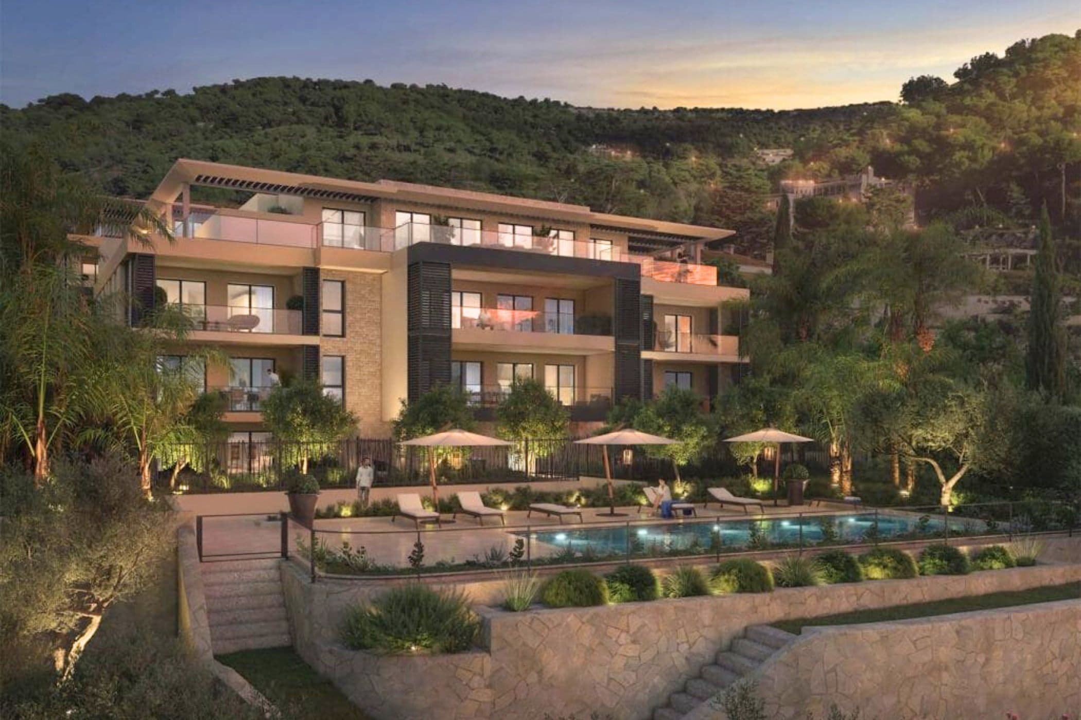 Èze, Côte d'Azur, France — Appartement De 2 Chambres Avec Piscine 2