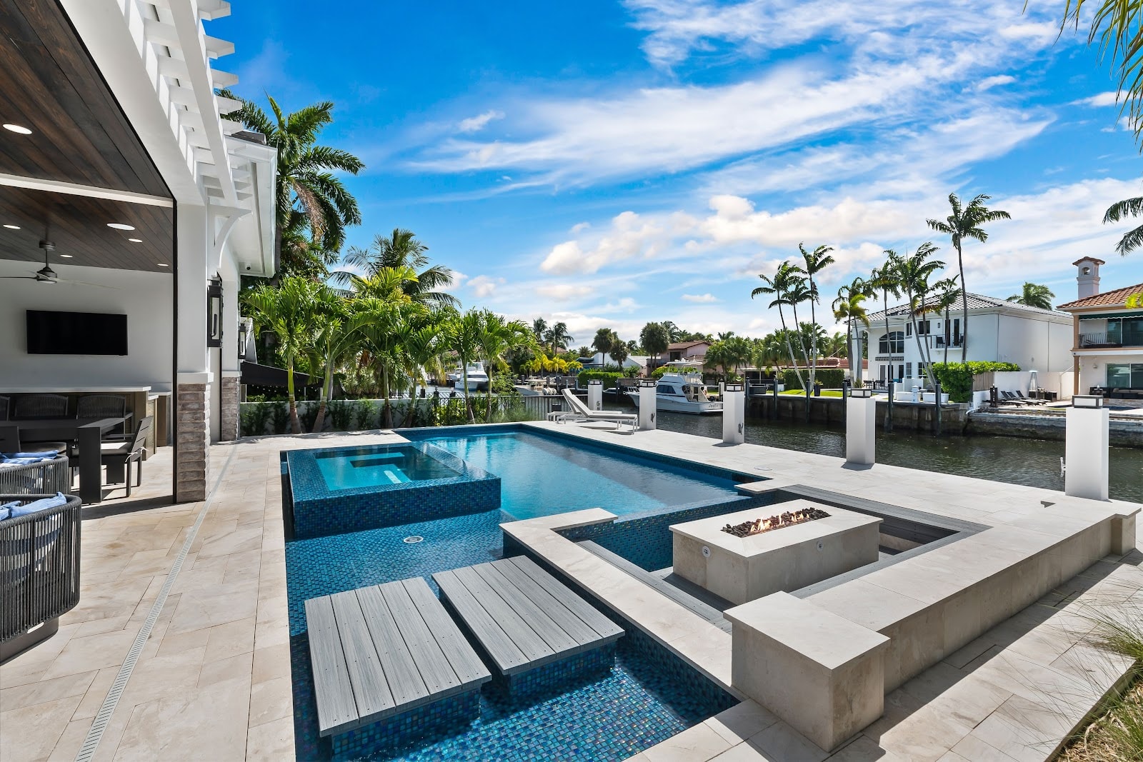 Fort Lauderdale, Floride, États-Unis — Maison avec 4 chambres et piscine 3