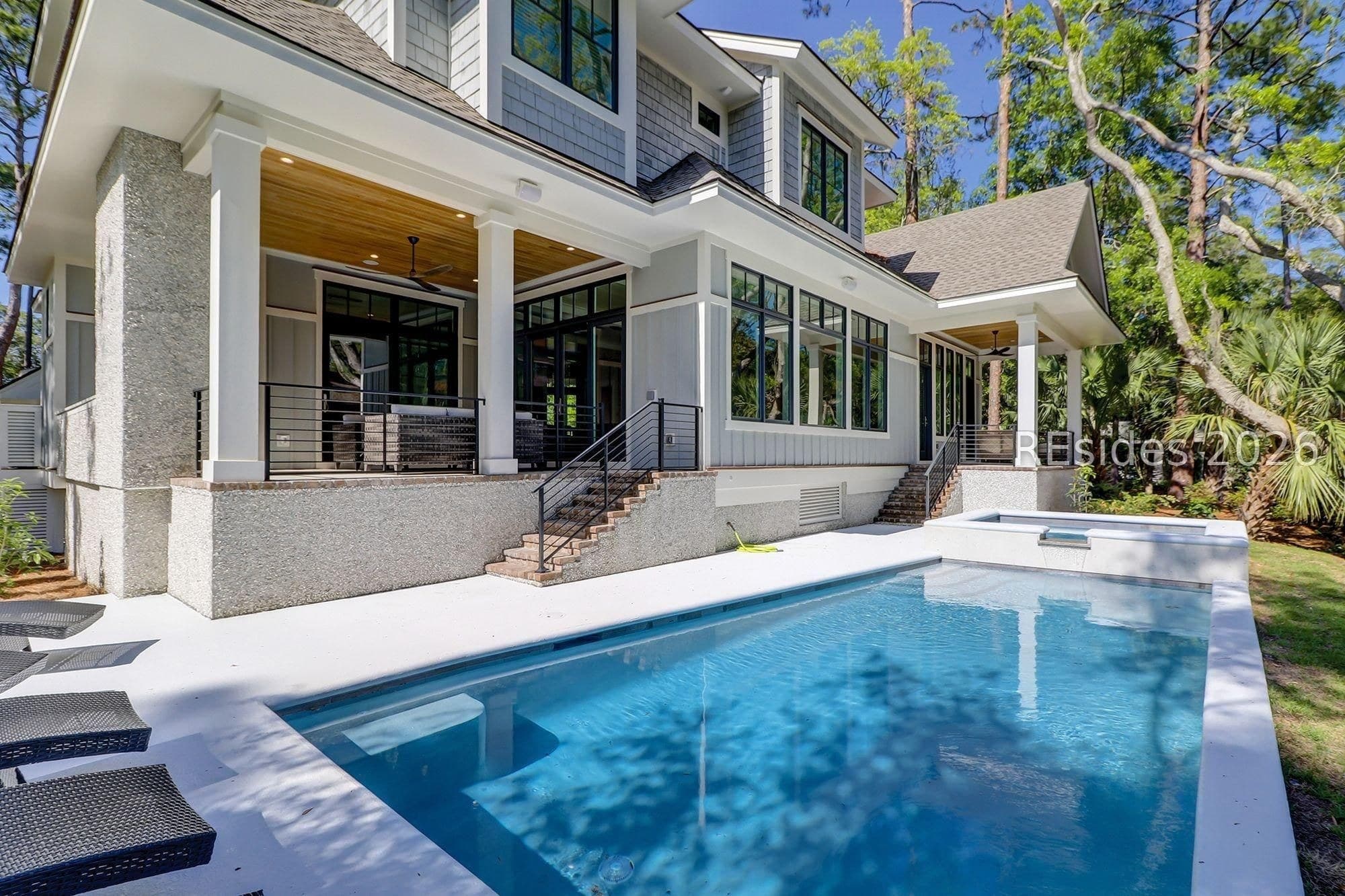 Hilton Head Island, Carolina del Sur, EE. UU. — Casa costera con 7 dormitorios y piscina en Sea Pines
