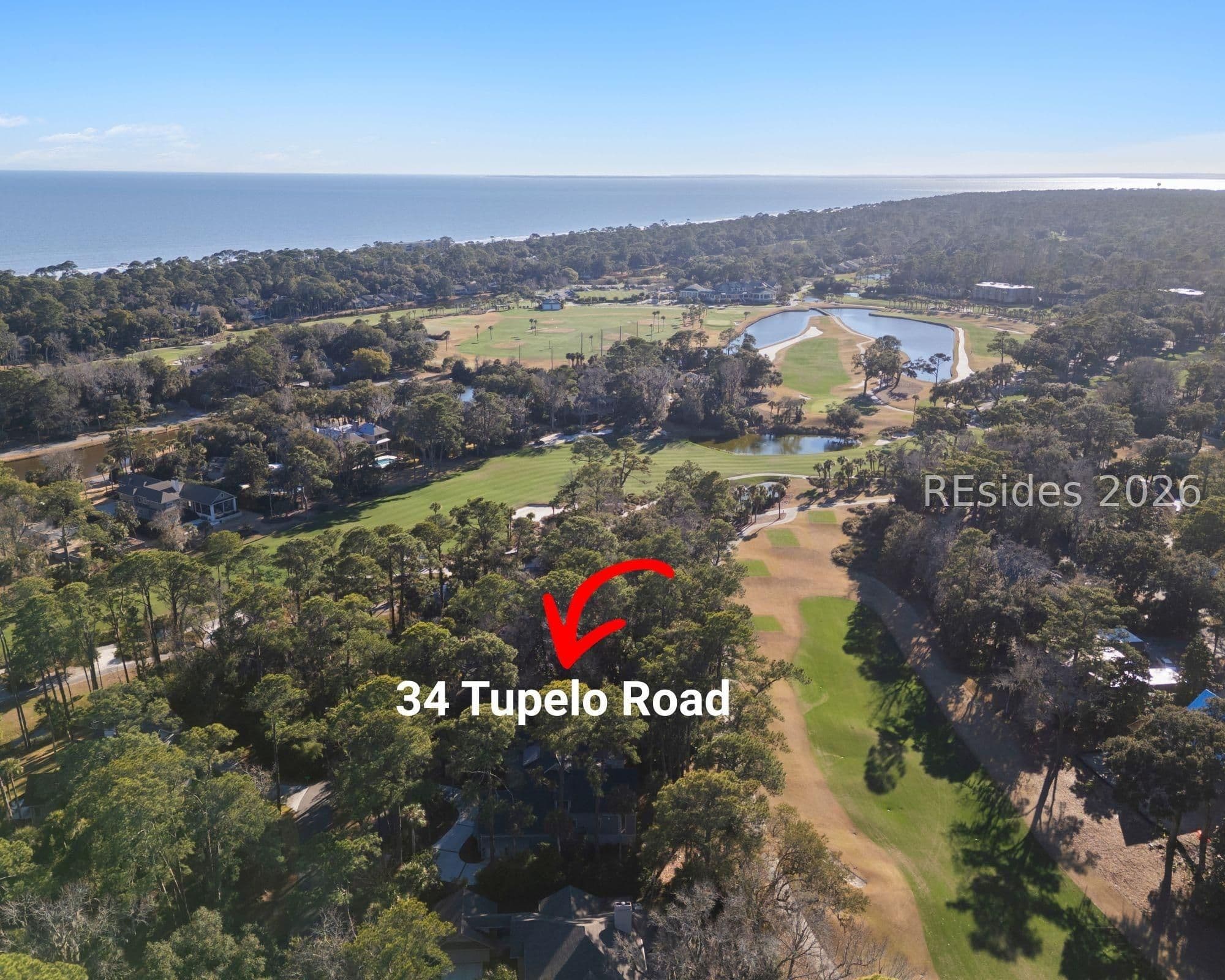 Hilton Head Island, South Carolina, USA — 7-Bed House With Golf Views & Pool 2