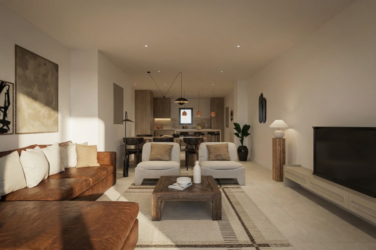Ibiza, Espagne — Appartement avec 3 chambres et piscine — photo 2