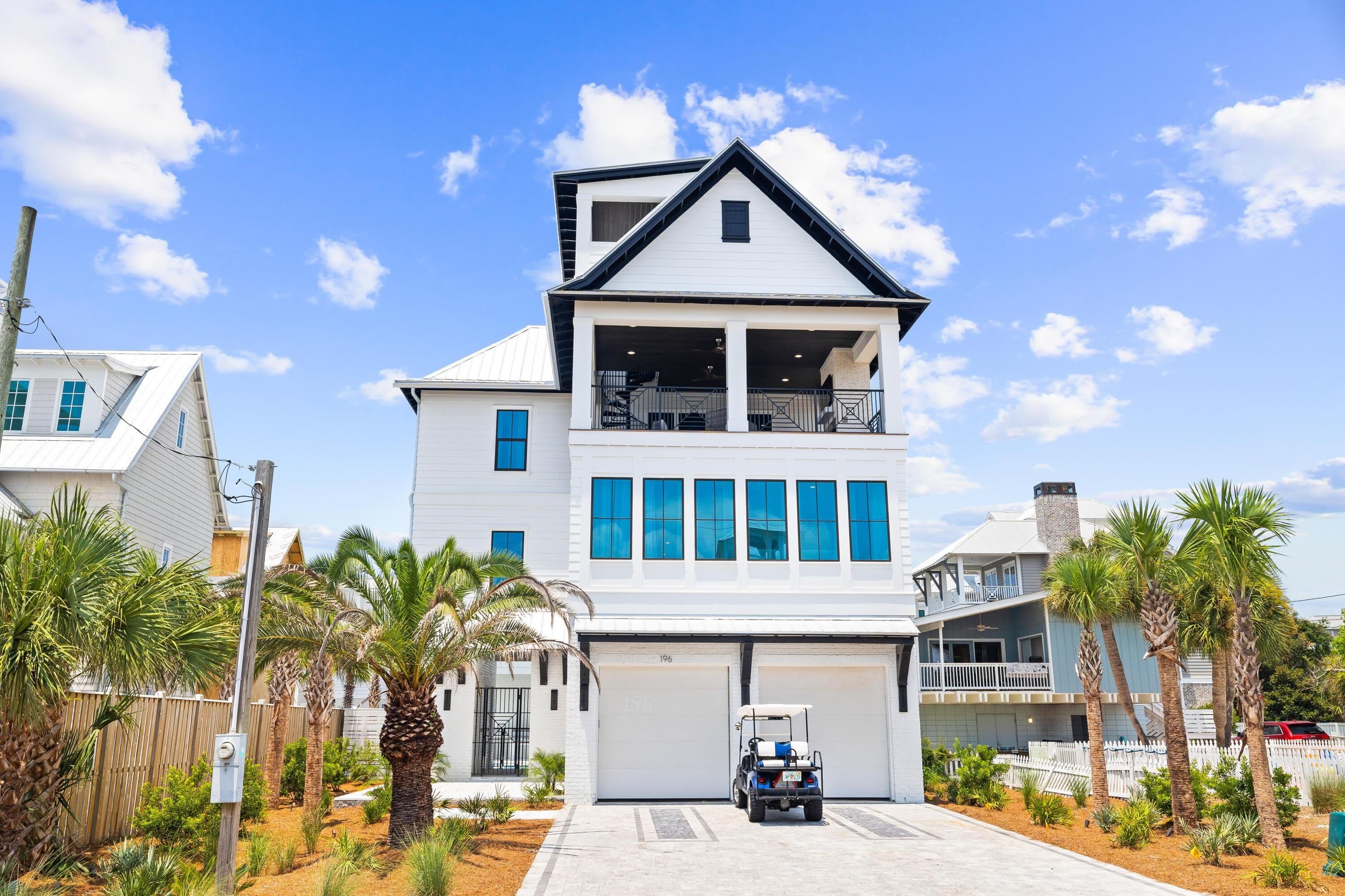Inlet Beach, Floride, États-Unis — Maison de Plage de 6 Chambres Avec Piscine et Vue sur le Golfe — photo 2