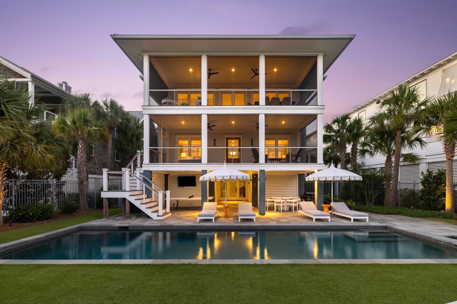 Isle Of Palms, South Carolina, États-Unis — Maison De 6 Chambres Avec Vue Mer