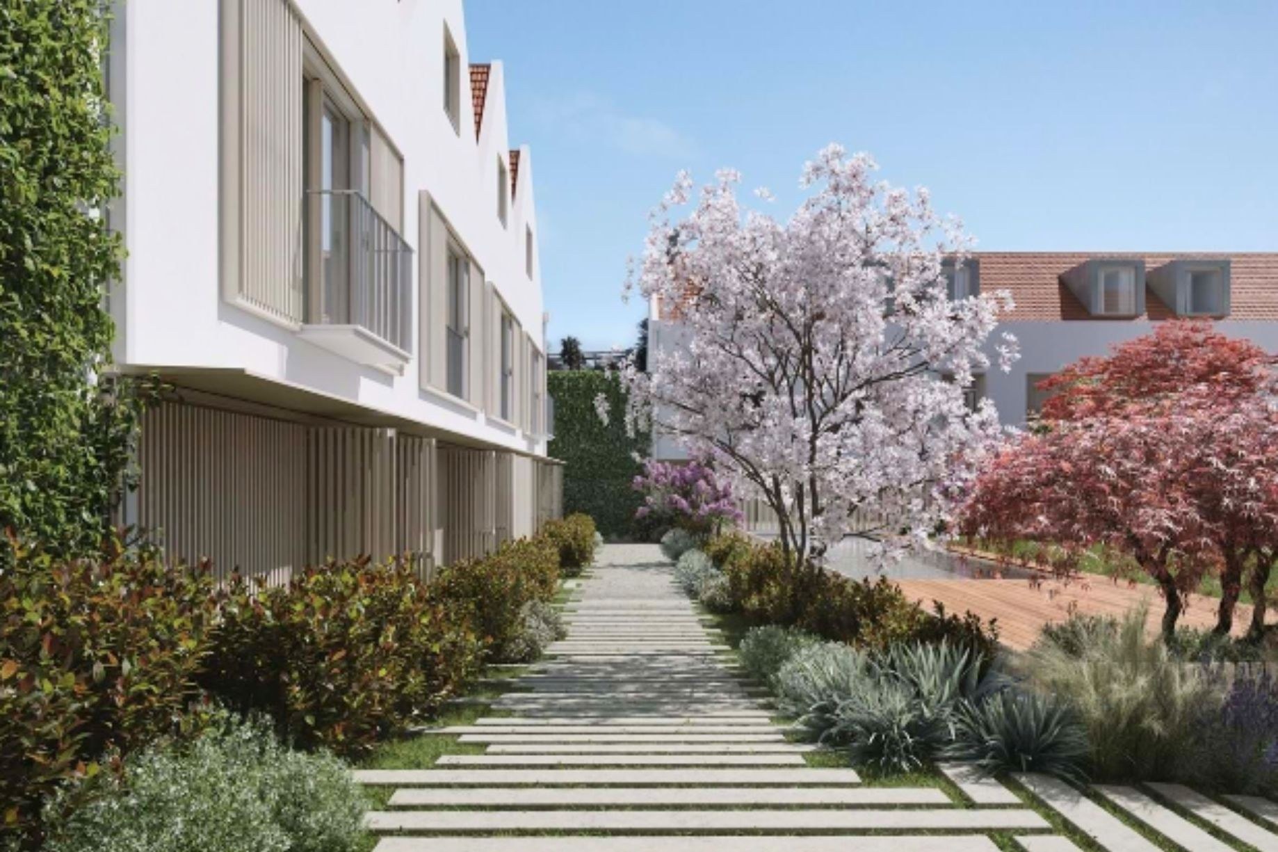 Lisbonne, Lisbonne, Portugal — Appartement avec jardin, 2 chambres, jardin privatif et piscine partagée — photo 2