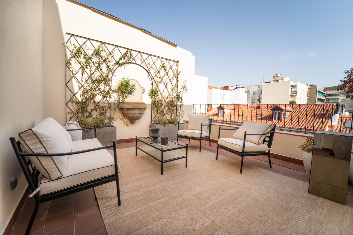 Madrid, Spain — 3-Bed Penthouse With Fireplace