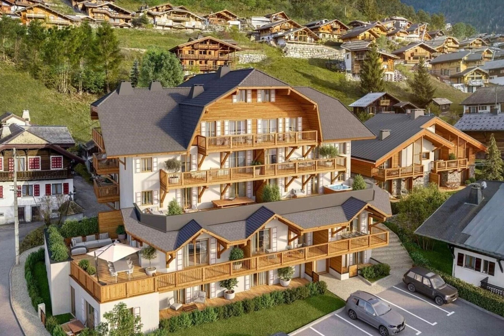 Morzine, Portes du Soleil, Frankreich — Apartment mit 2 Schlafzimmern und Bergblick — photo 2