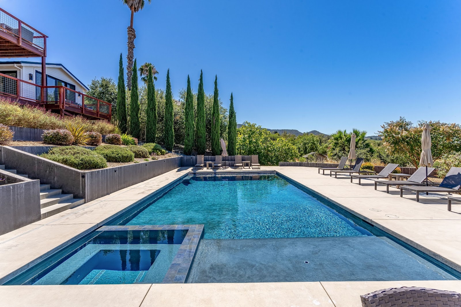 Napa, Californie, États-Unis — Domaine avec 4 chambres et piscine — photo 2
