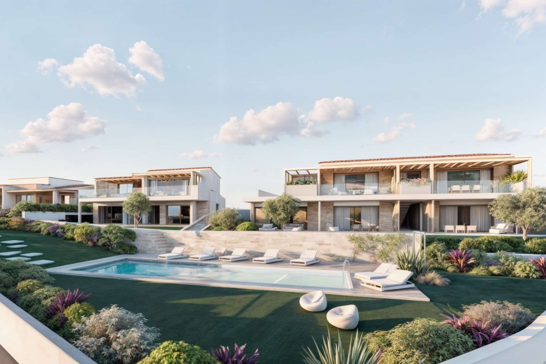 Palau, Cerdeña, Italia — Apartamento con 2 dormitorios y piscina 1