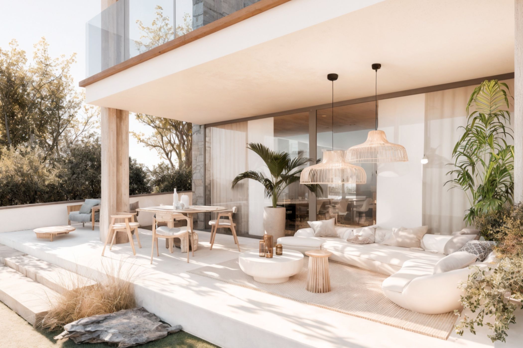Palau, Sardaigne, Italie — Appartement avec jardin avec 2 chambres, vue sur la mer et piscine — photo 2