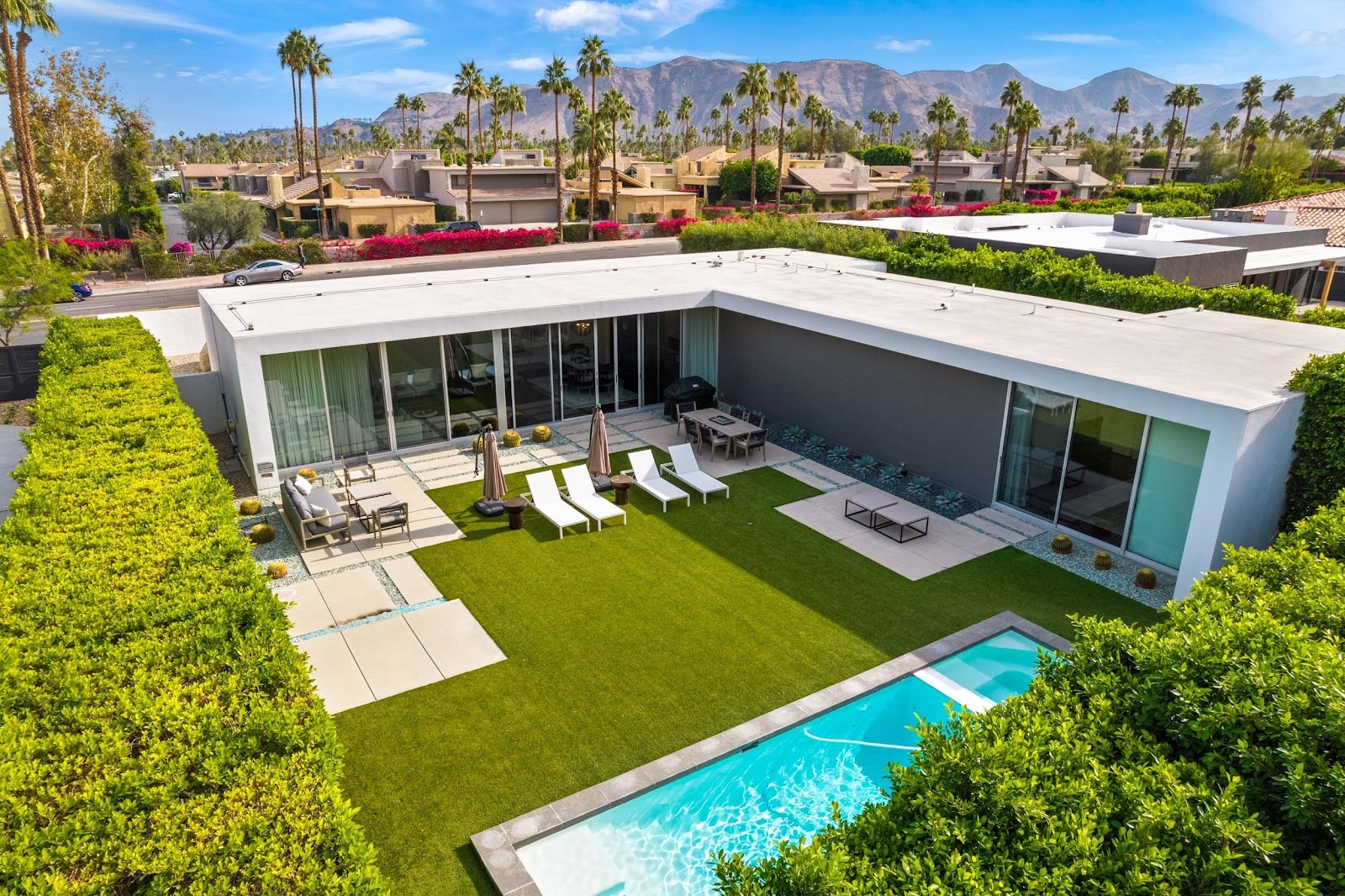 Palm Springs, Californie, États-Unis — Maison avec 3 chambres et piscine — photo 1