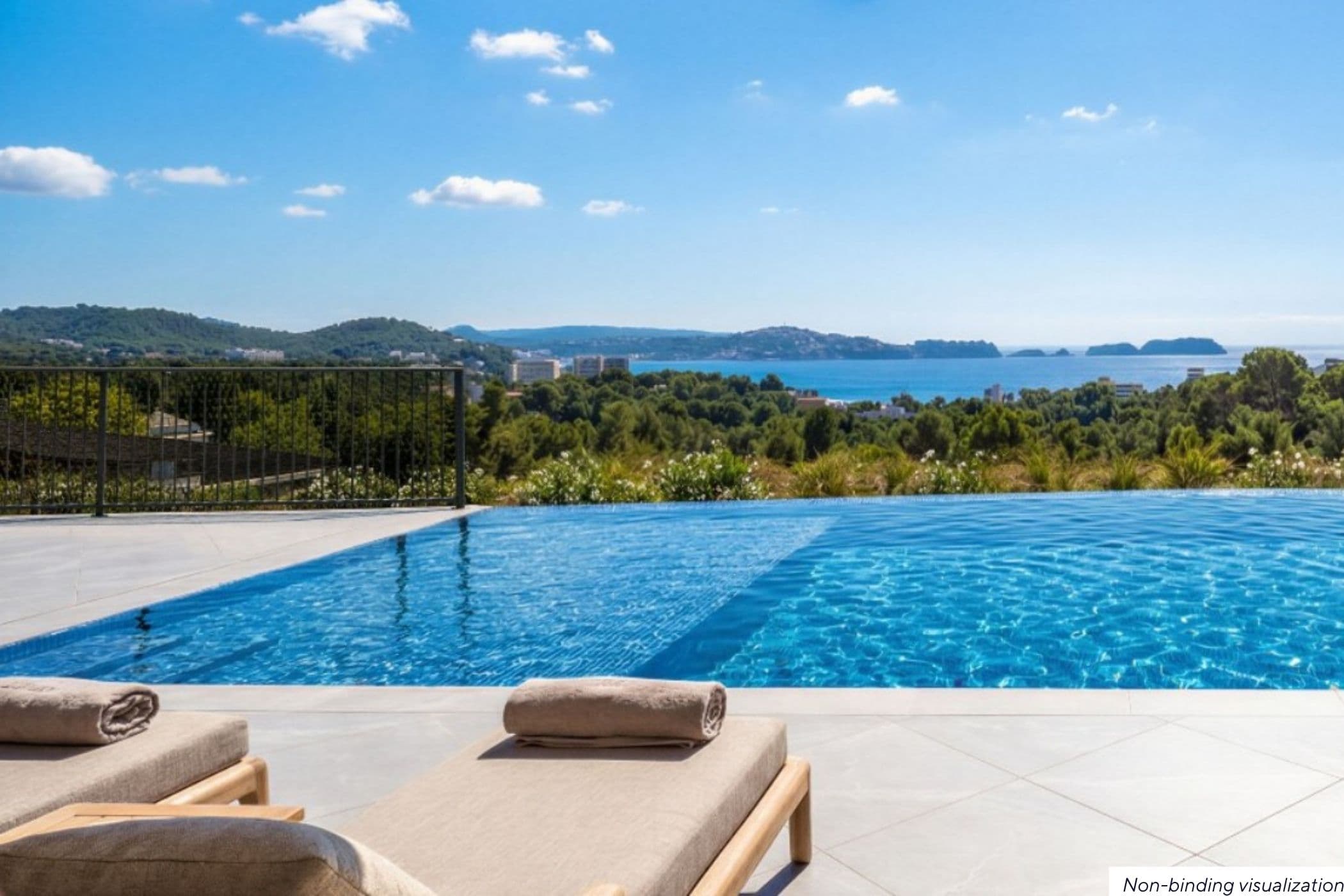 Peguera, Majorque, Espagne — Appartement Avec Terrasse De 2 Chambres Avec Vue Mer & Piscines À Débordement 1
