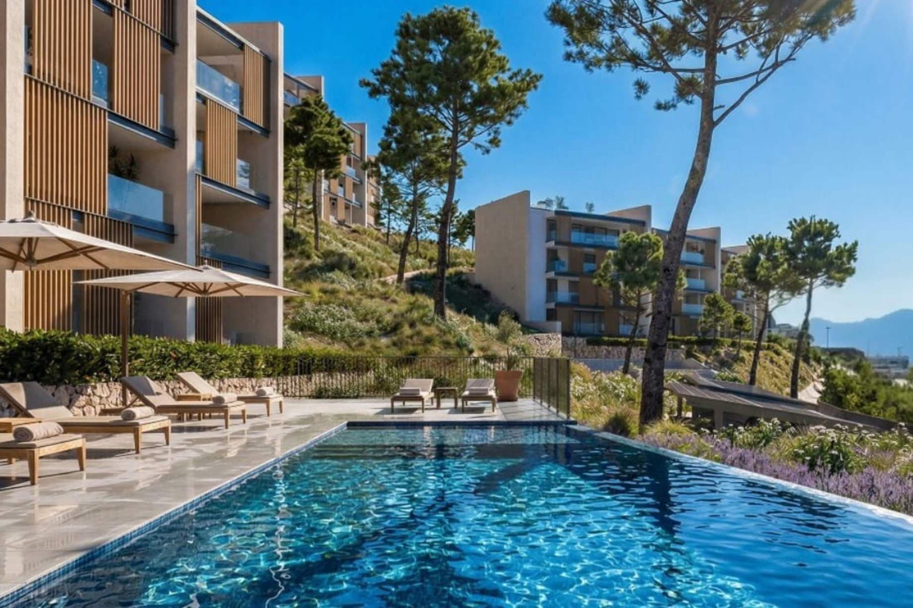 Peguera, Majorque, Espagne — Appartement Avec Terrasse De 2 Chambres Avec Vue Mer & Piscines À Débordement 2