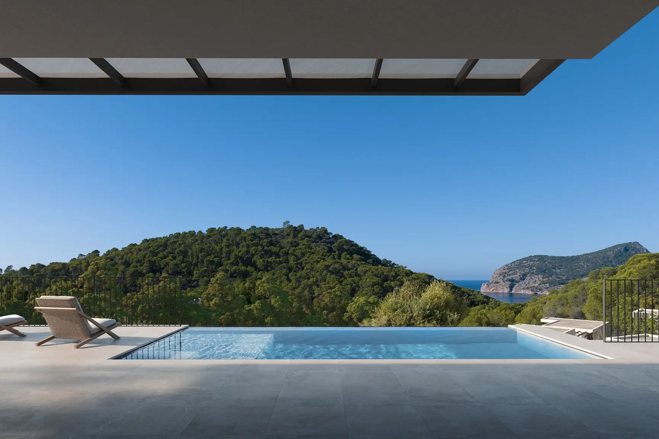 Peguera, Majorque, Espagne — Villa avec 4 chambres, vue sur la mer et piscine à débordement chauffée — photo 2