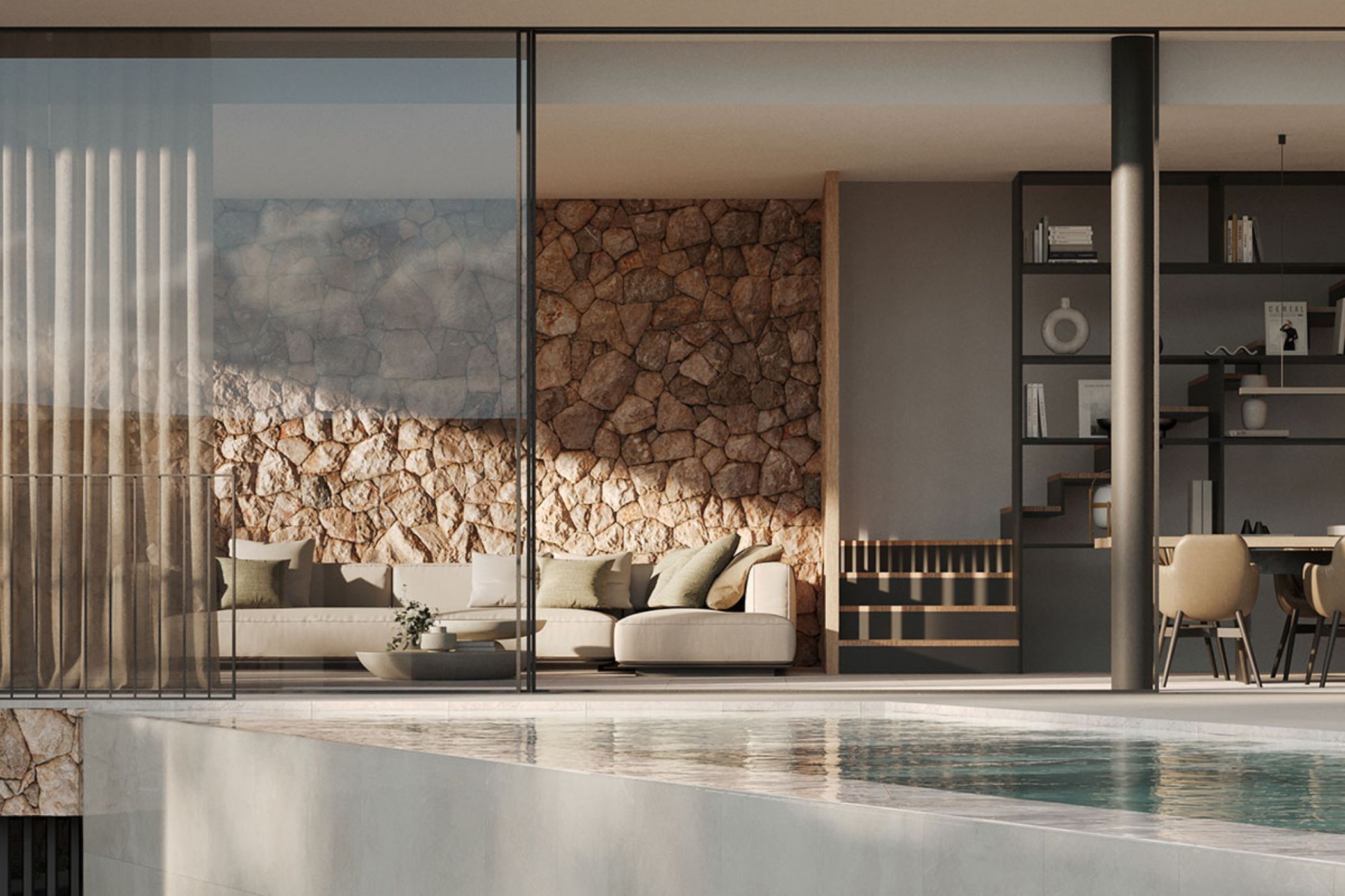 Peguera, Majorque, Espagne — Villa avec 4 chambres, vue sur la mer et piscine à débordement chauffée — photo 3