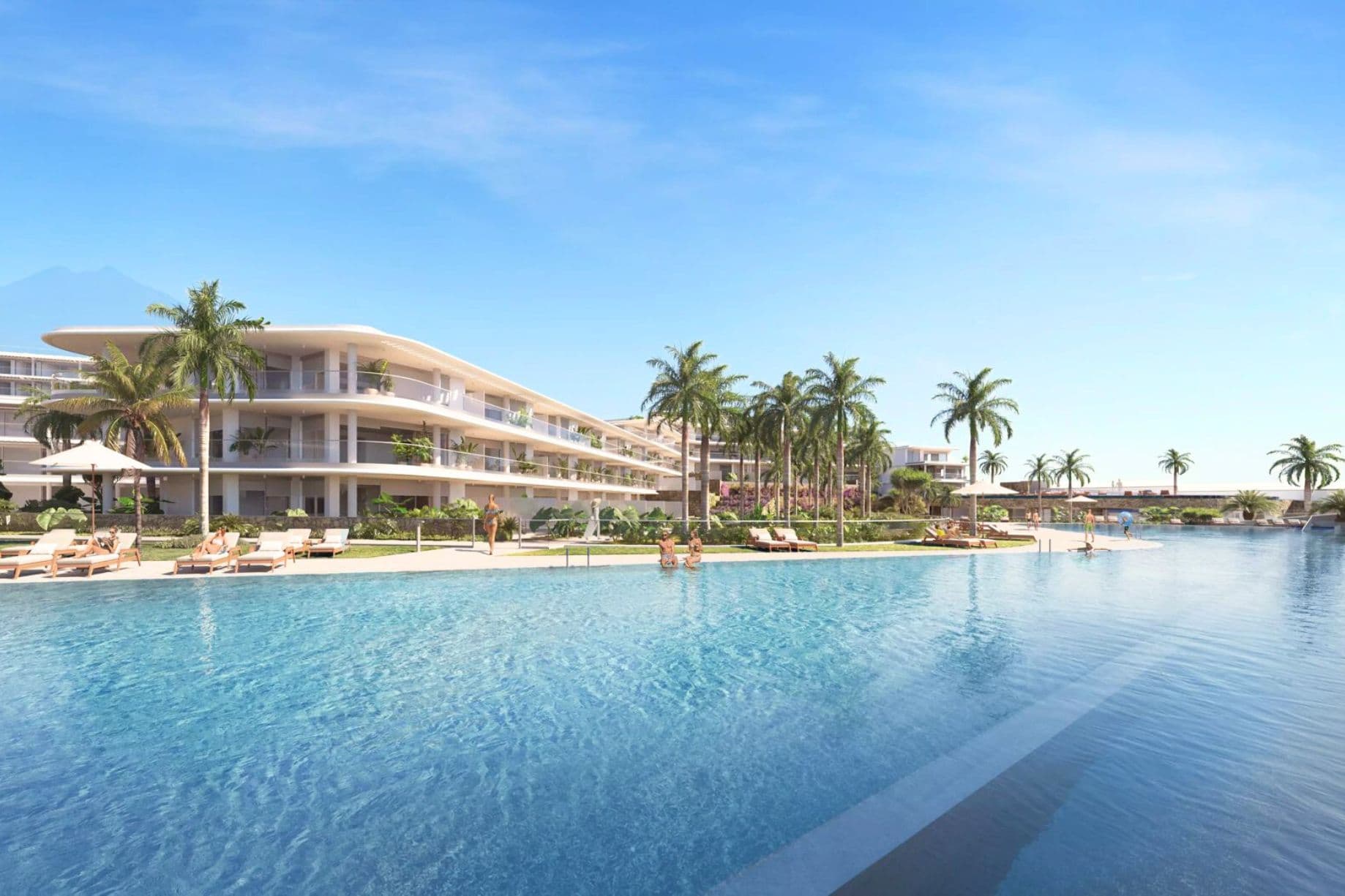 Playa San Juan, Teneriffa, Spanien — Penthouse mit 2 Schlafzimmern am Meer mit Meerblick & Dachterrasse 2