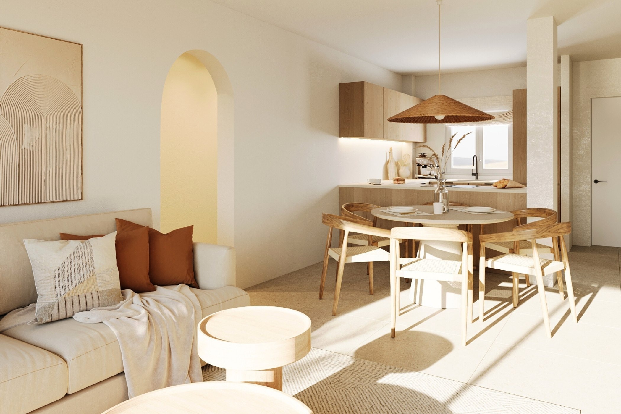 Port d'Andratx, Majorque, Espagne — Penthouse avec 2 chambres et vue sur la mer — photo 2