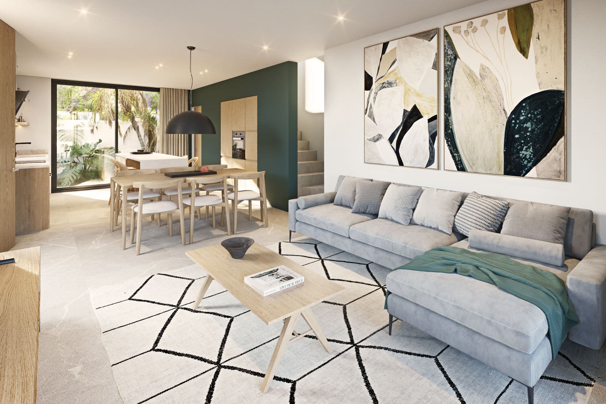 Puerto de Pollensa, Mallorca, Spanien — Gartenwohnung Mit 2 Schlafzimmern Und Pool 3