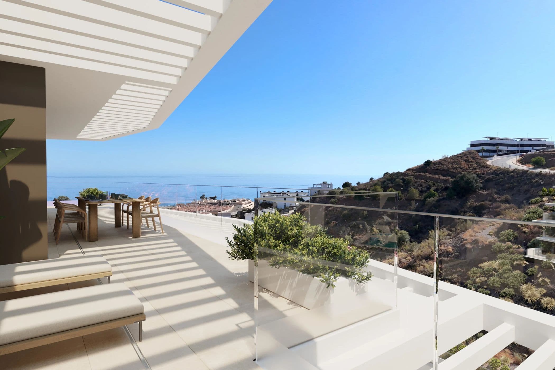 Rincón de la Victoria, Costa del Sol, Espagne — Appartement De 2 Chambres Avec Sea View & Pool