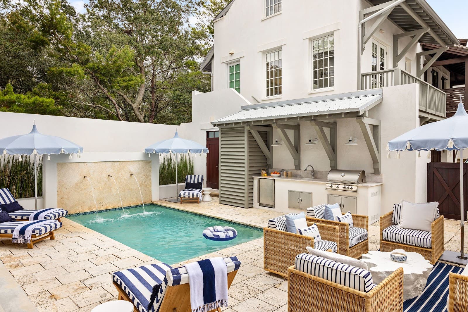 Rosemary Beach, Florida, USA — 6-Bed House With Beach Access