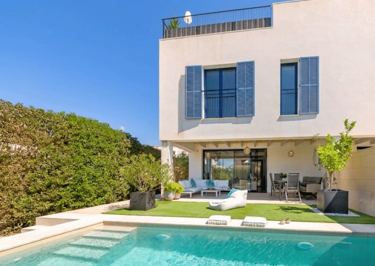Sa Ràpita, Mallorca, Spain — 3-Bed House With Roof Terrace, Sea Views & Heated Pool