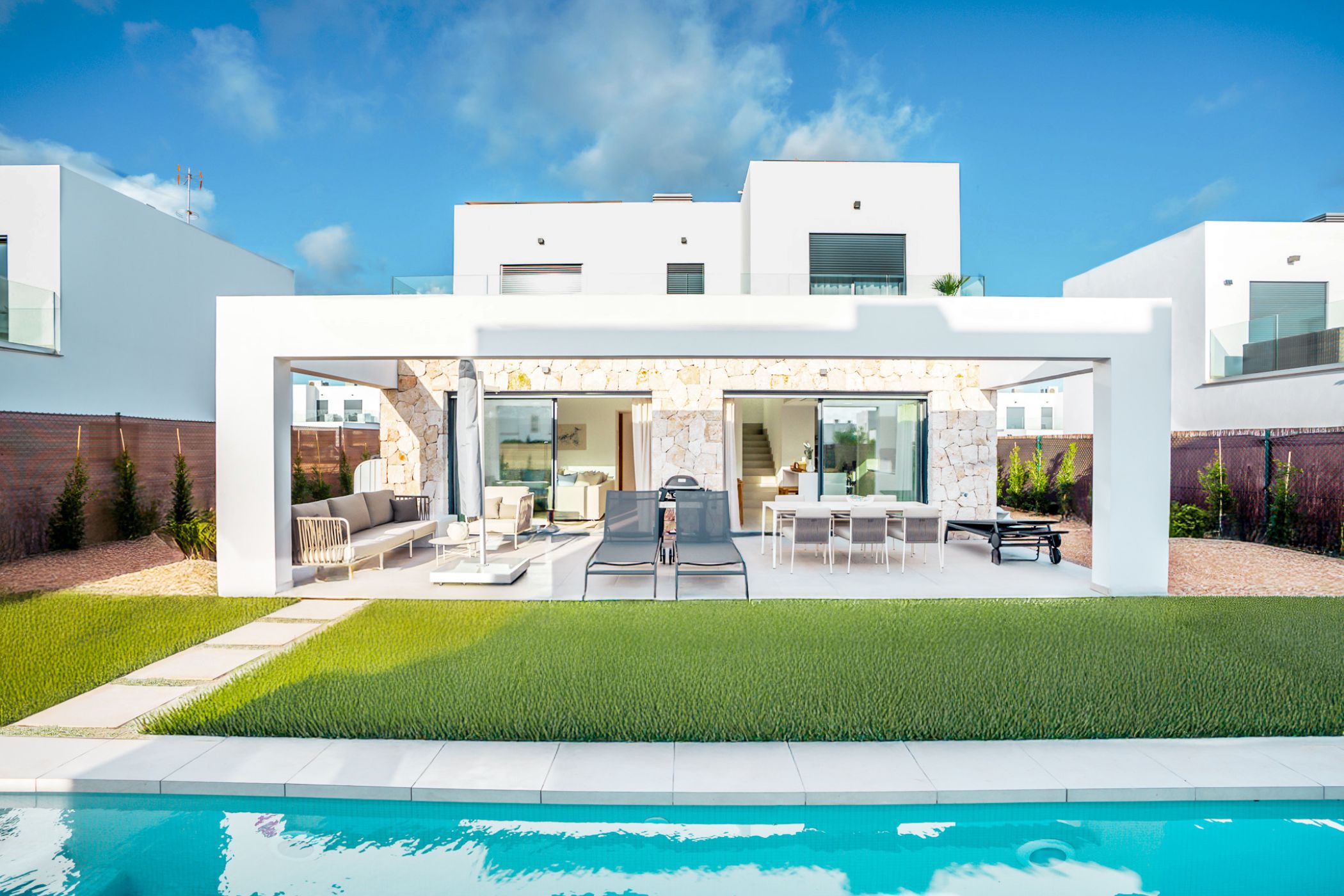 Sa Rapita, Mallorca, España — Villa con 3 dormitorios y piscina 1