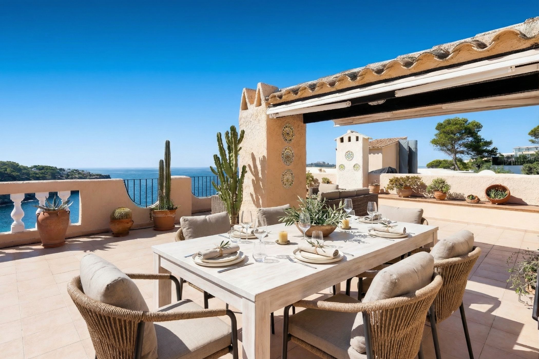Santa Ponsa, Majorque, Espagne — Penthouse avec 3 chambres et piscine — photo 1