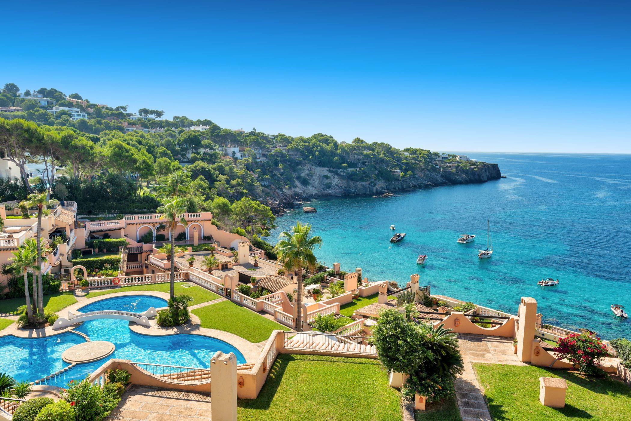 Santa Ponsa, Majorque, Espagne — Penthouse avec 3 chambres et piscine — photo 2
