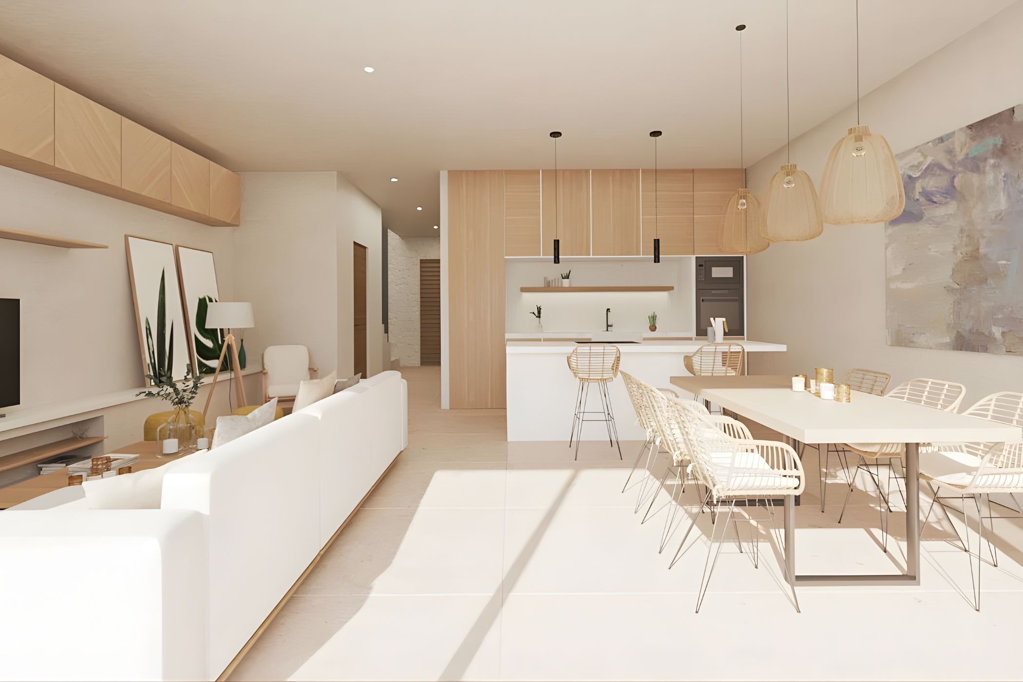 Ses Salines, Majorque, Espagne — Maison de ville avec 3 chambres et piscine — photo 3