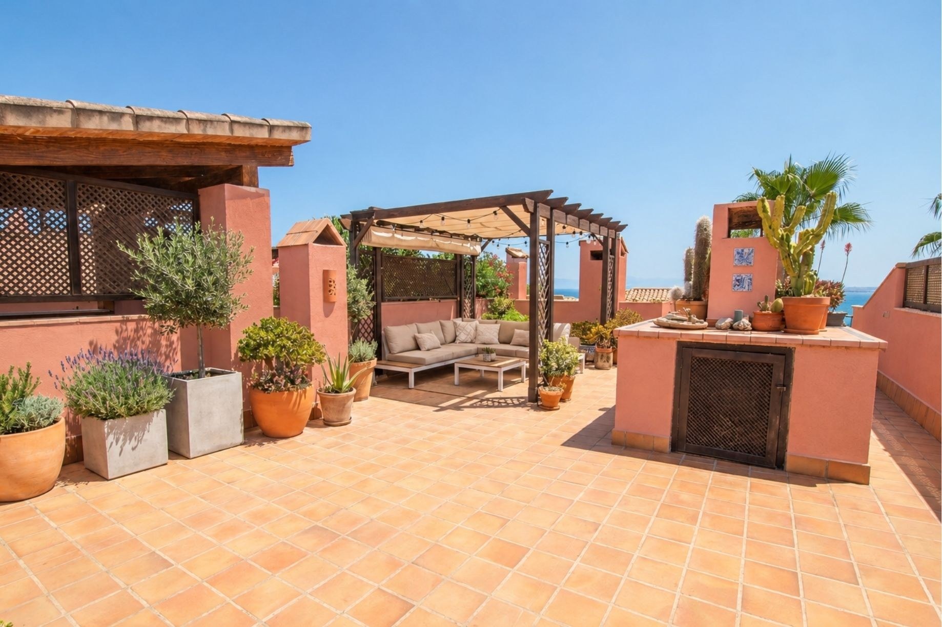 Son Verí Nou, Majorque, Espagne — Penthouse avec 2 chambres, toit-terrasse privatif et vue mer 2