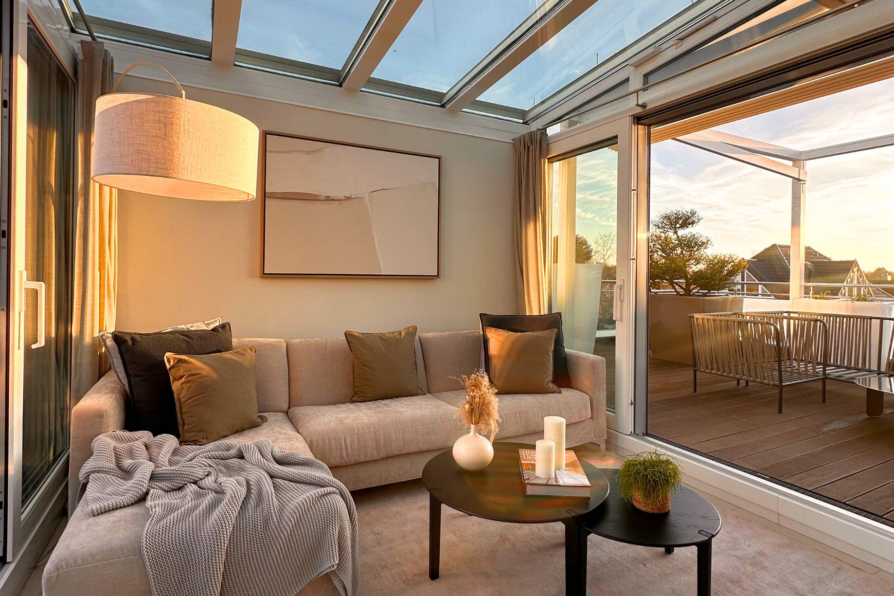 Timmendorfer Strand, Mer Baltique, Allemagne — Penthouse avec 2 chambres et sauna — photo 3