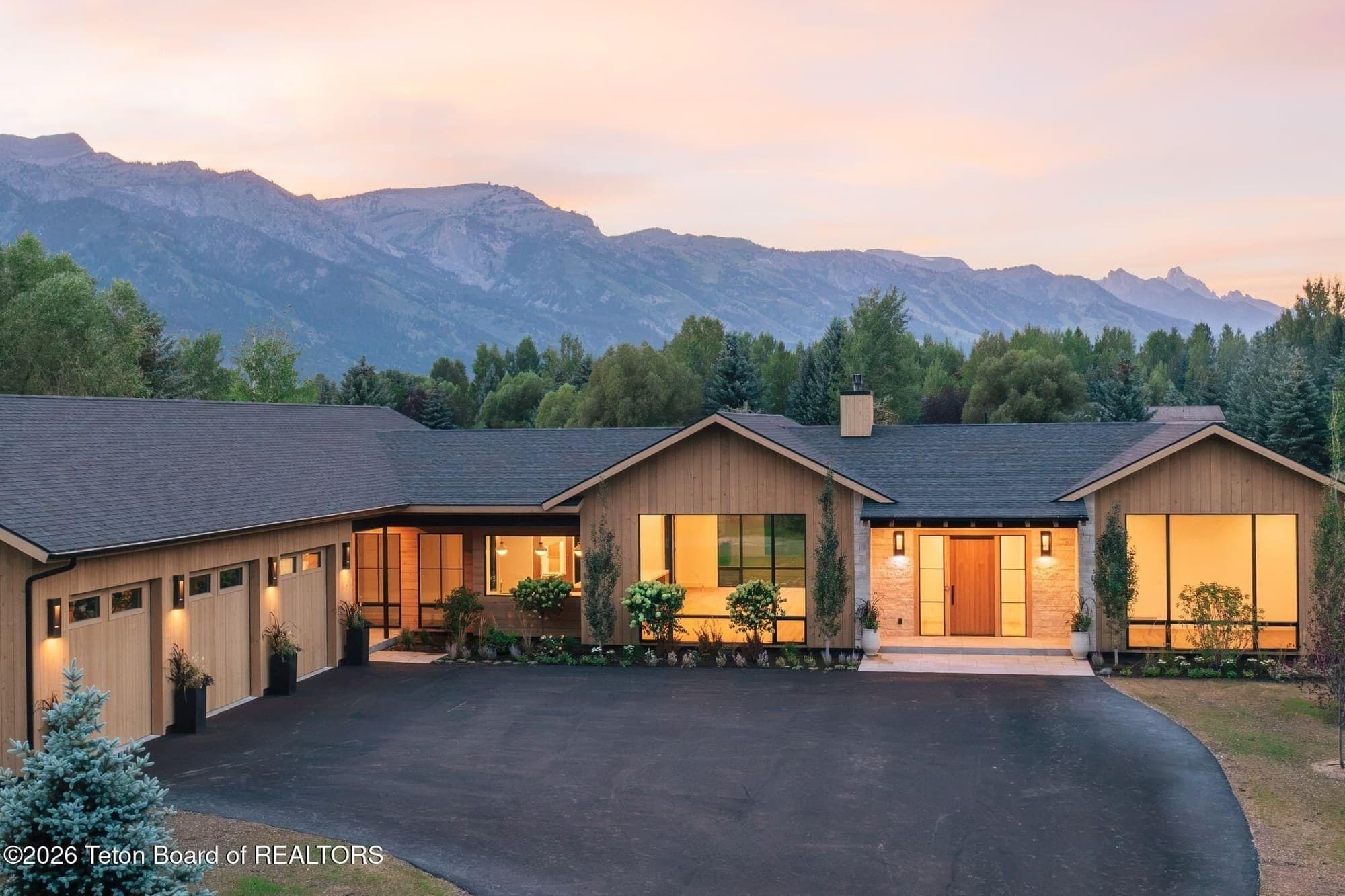 Wilson, Wyoming, États-Unis — Maison de montagne avec 4 chambres et vue sur le Grand Teton