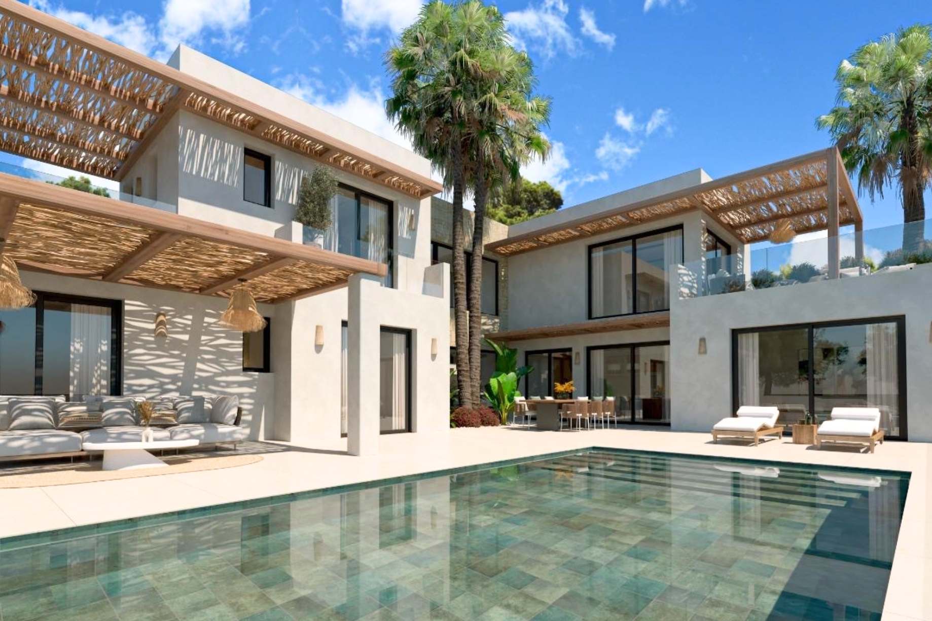 Xàbia, Costa Blanca, Espagne — Villa avec 3 chambres, vue sur la mer et piscine chauffée — photo 1
