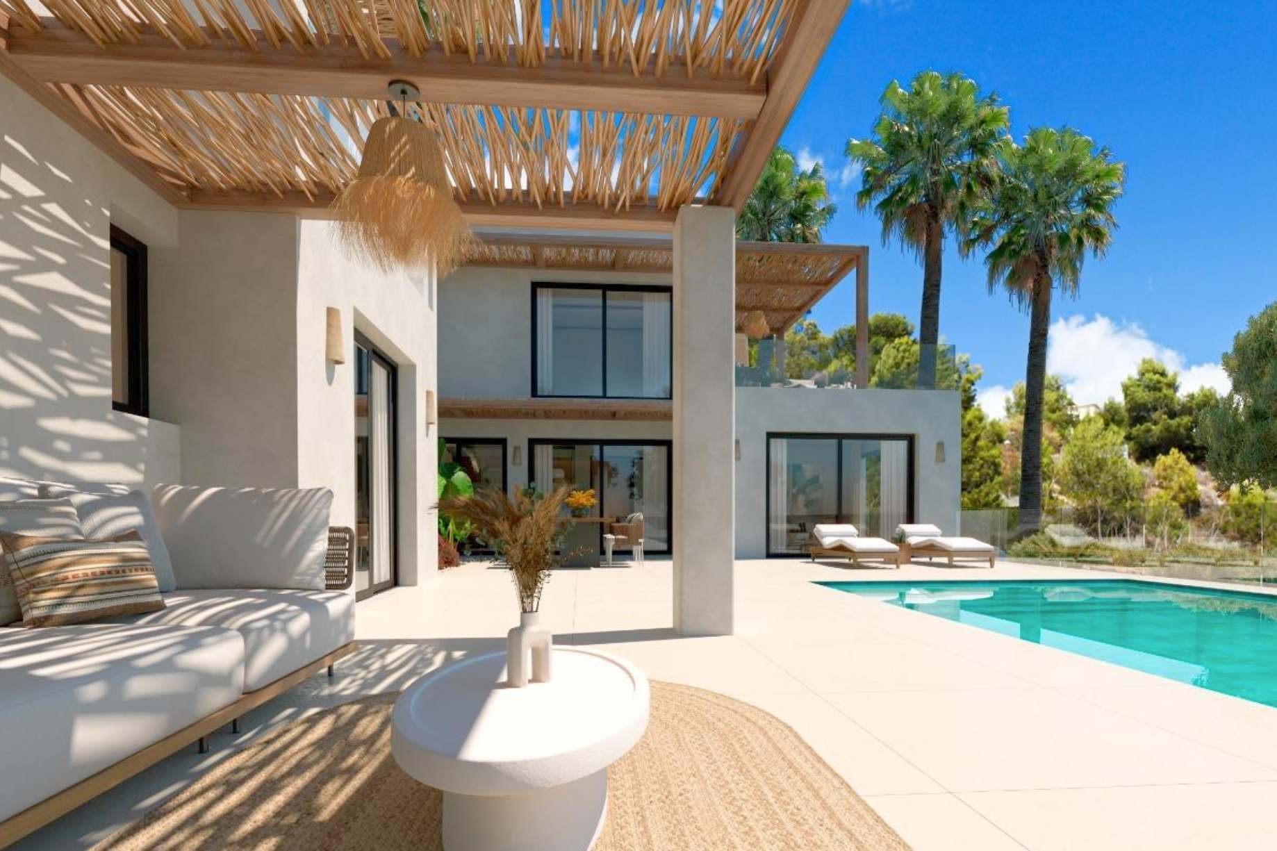 Xàbia, Costa Blanca, Espagne — Villa avec 3 chambres, vue sur la mer et piscine chauffée — photo 2