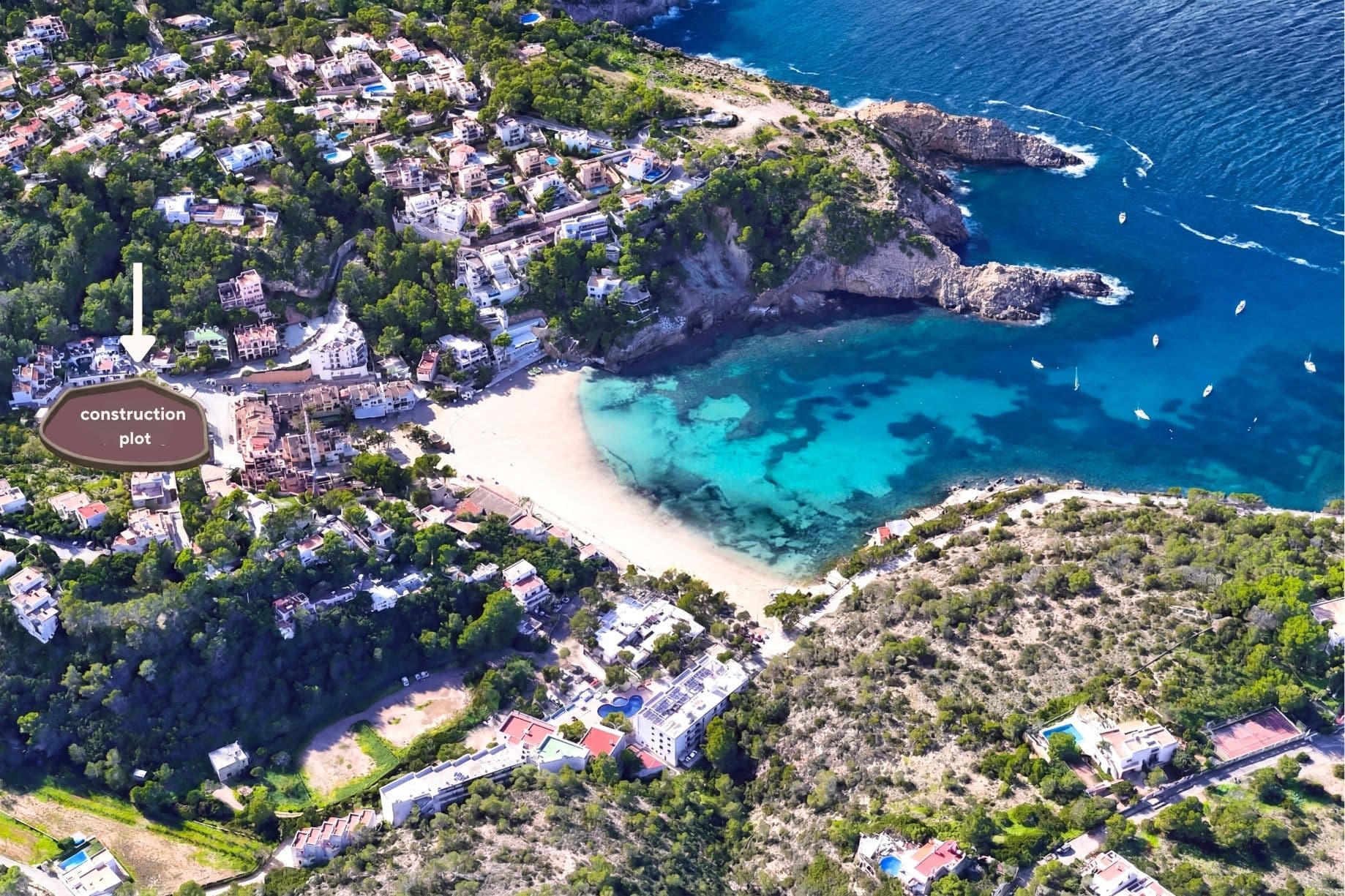 Cala Vadella, Ibiza, Espagne — Penthouse 2 chambres avec vue mer et toit-terrasse privé 3