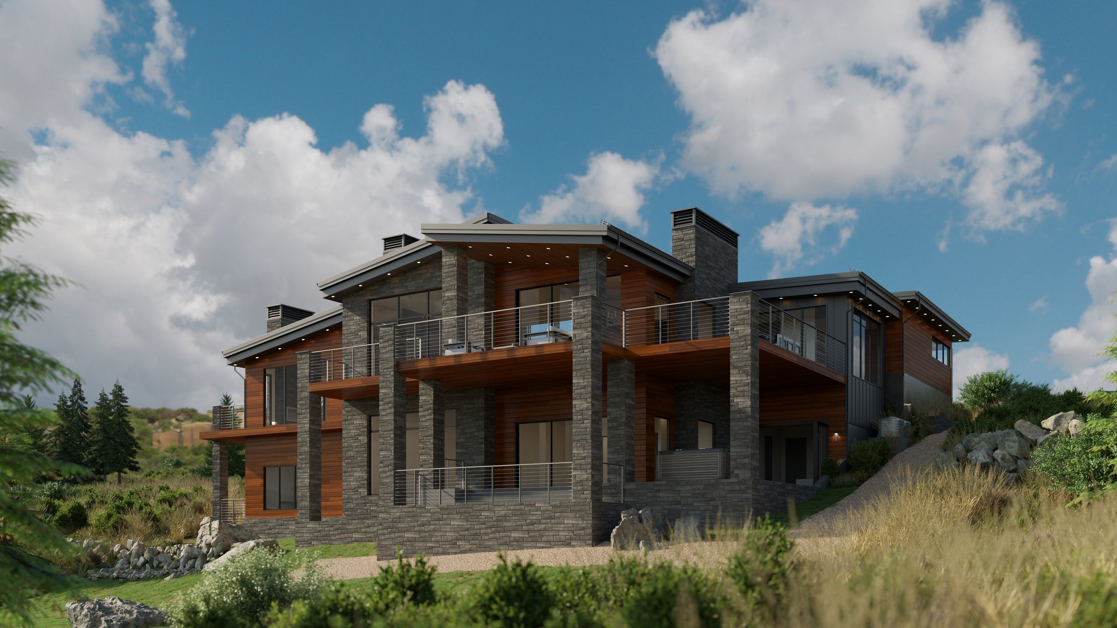 Heber City, Utah, USA — Bjerghus med 5 soveværelser, sauna og spabad