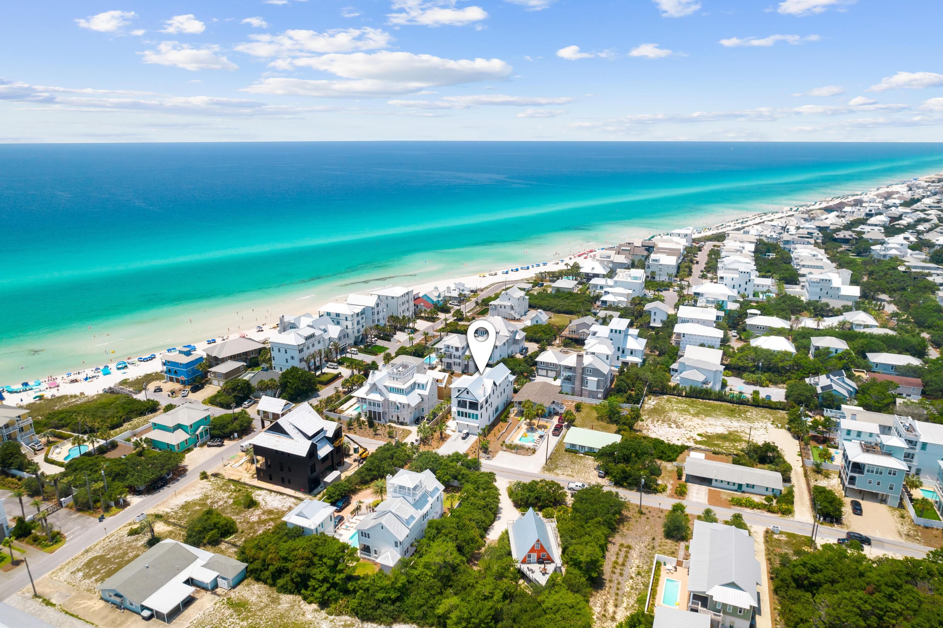 Inlet Beach, Floride, États-Unis — Maison de plage avec 6 chambres, piscine et vue sur le golfe